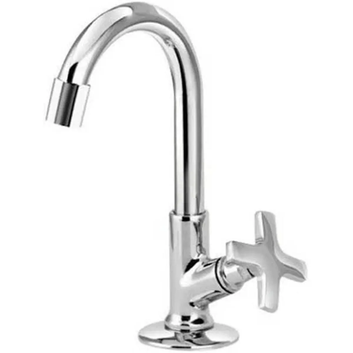 Torneira Para Lavatório Com Bica Alta 1198 C34 1/4 De Volta Cromada Esteves