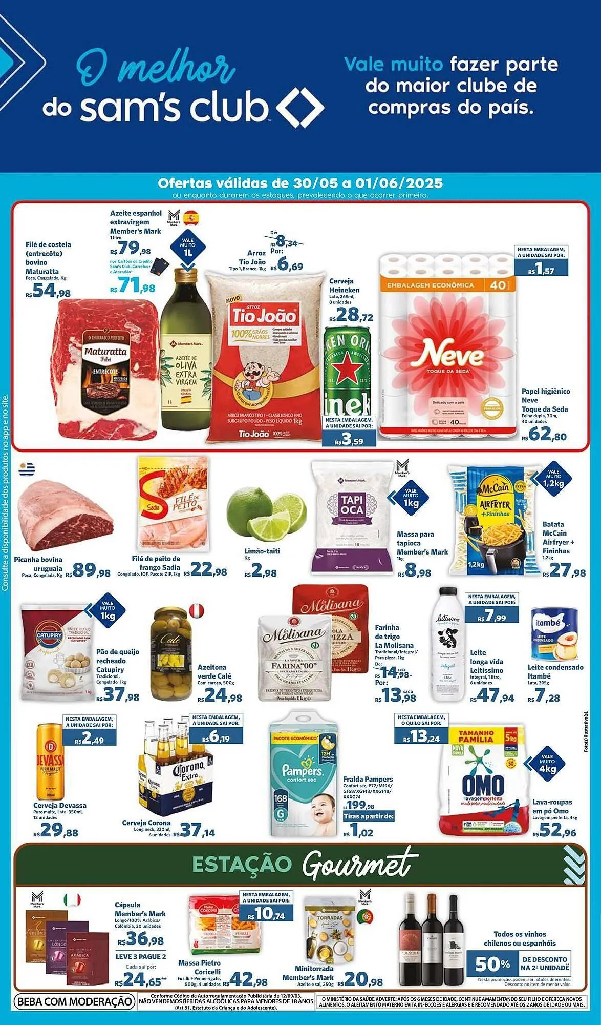 Encarte de Catálogo Sam's Club 30 de maio até 1 de junho 2025 - Pagina 1