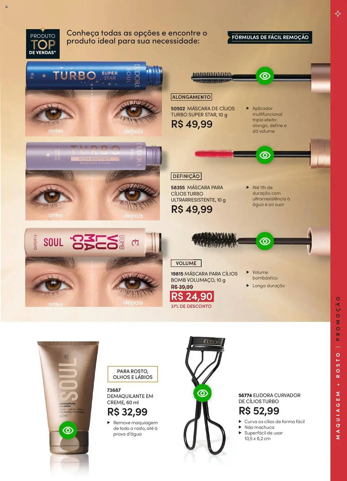 Encarte de Catálogo Eudora 25 de junho até 17 de julho 2025 - Pagina 61