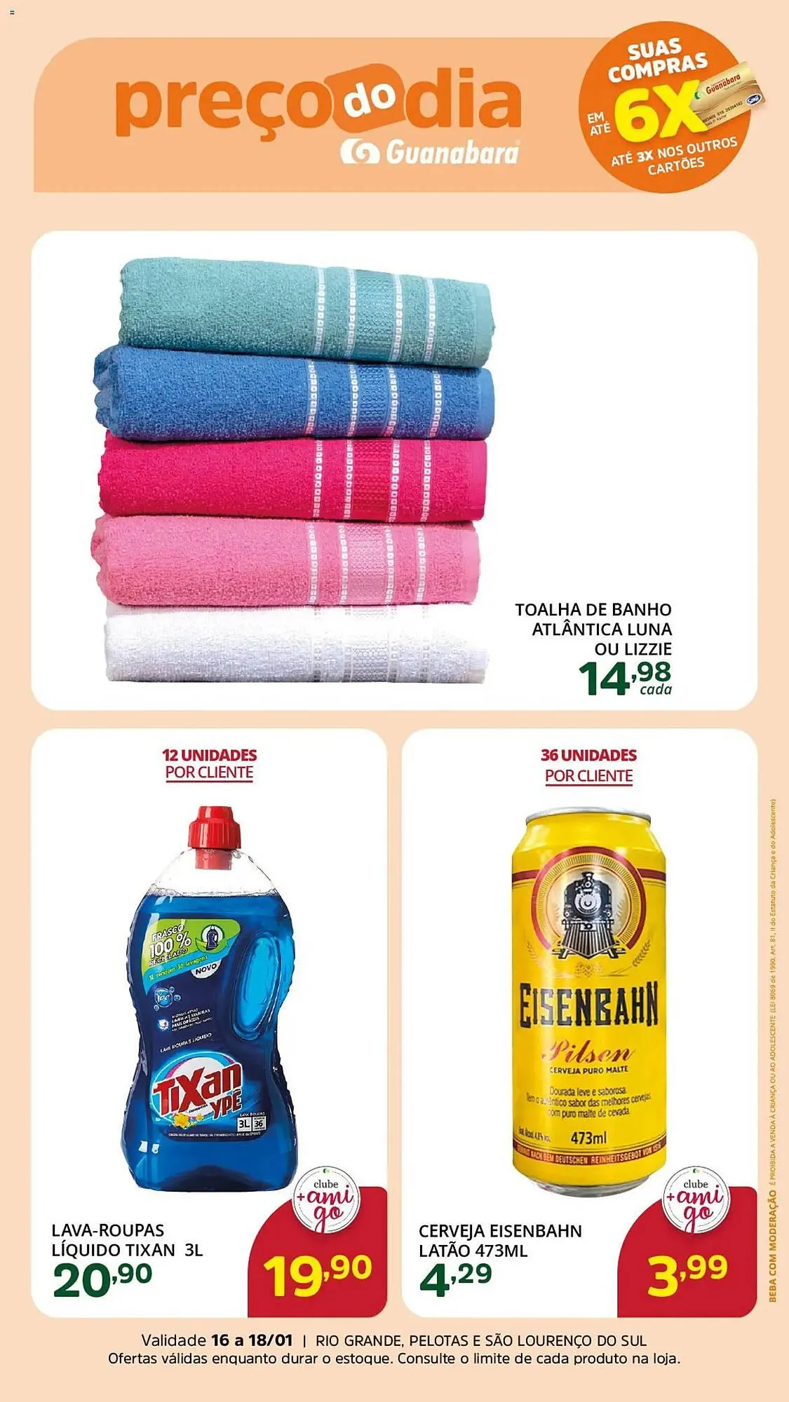 Encarte de Encarte Supermercados Guanabara 16 de janeiro até 18 de janeiro 2026 - Pagina 5