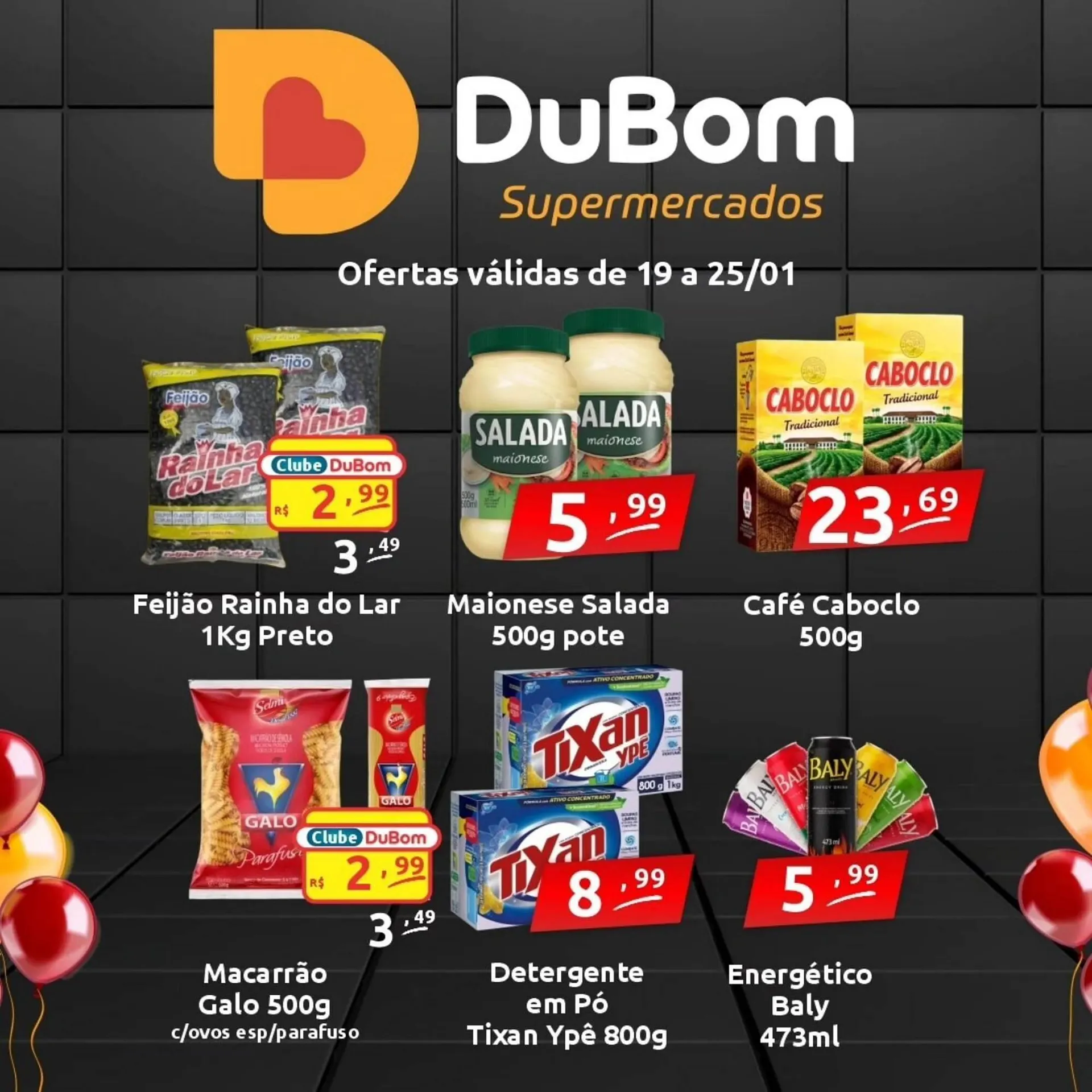 Encarte de Catálogo Dubom Supermercados 19 de janeiro até 25 de janeiro 2026 - Pagina 1