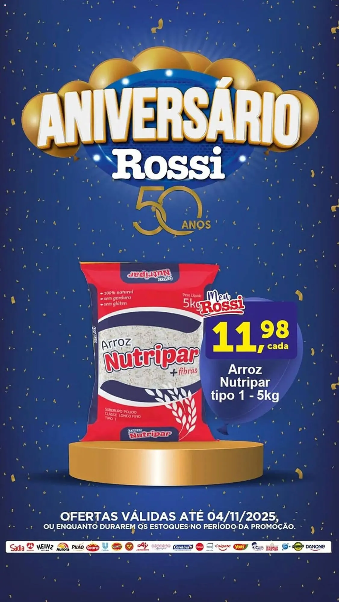 Encarte de Folheto Rossi Supermercado 29 de outubro até 5 de novembro 2025 - Pagina 3