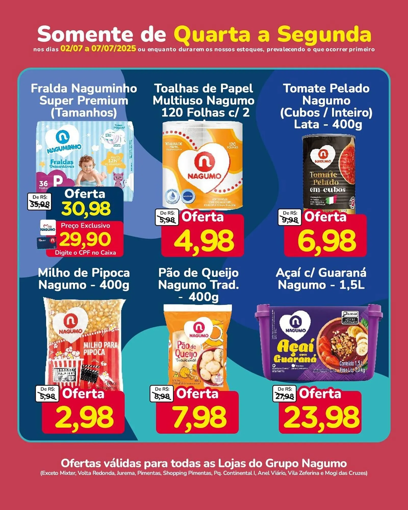 Encarte de Catálogo Nagumo 3 de julho até 7 de julho 2025 - Pagina 2