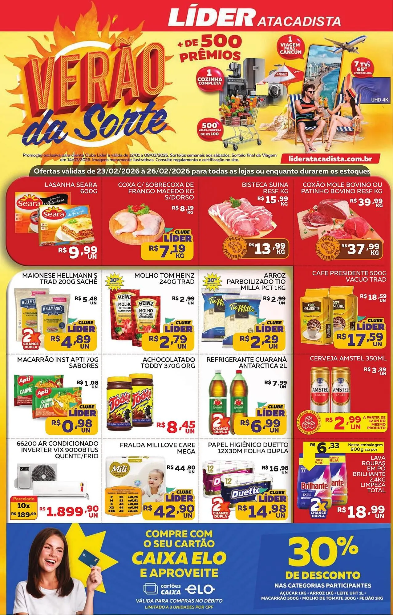 Encarte de Encarte Lider Atacadista 23 de fevereiro até 26 de fevereiro 2026 - Pagina 1