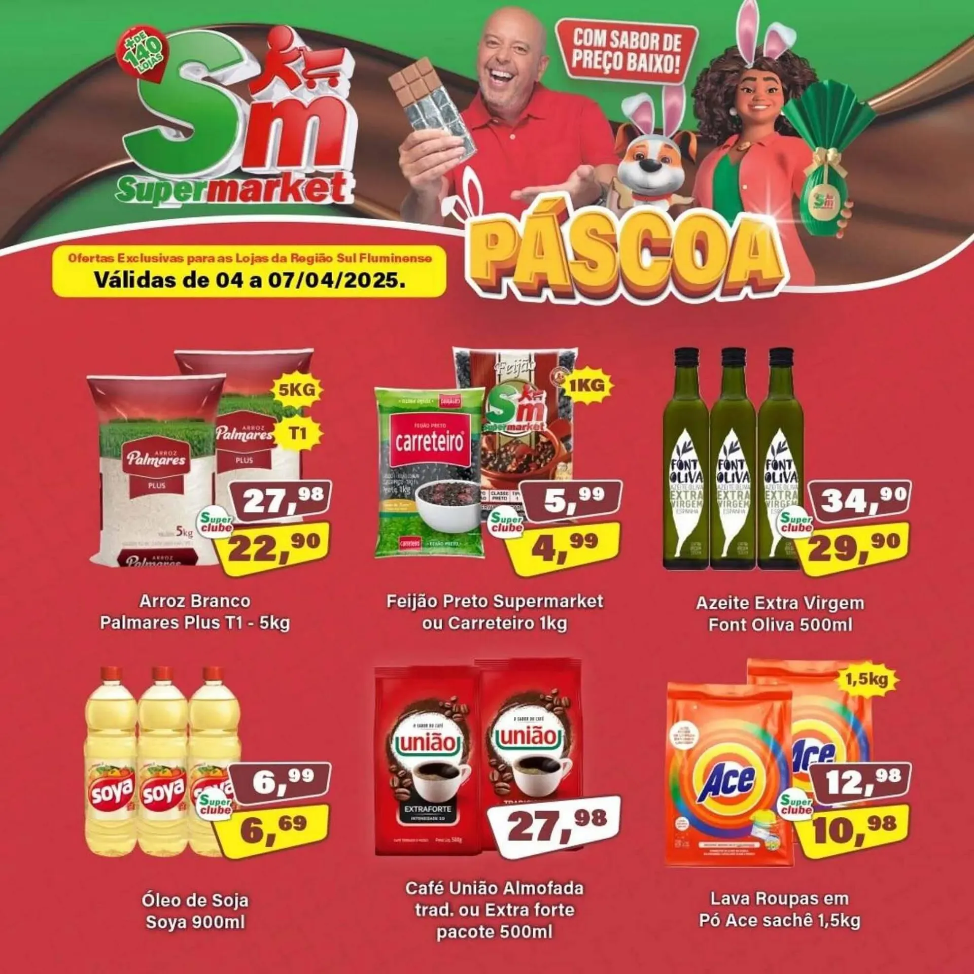 Encarte de Catálogo Floresta Supermercados 4 de abril até 6 de abril 2025 - Pagina 1