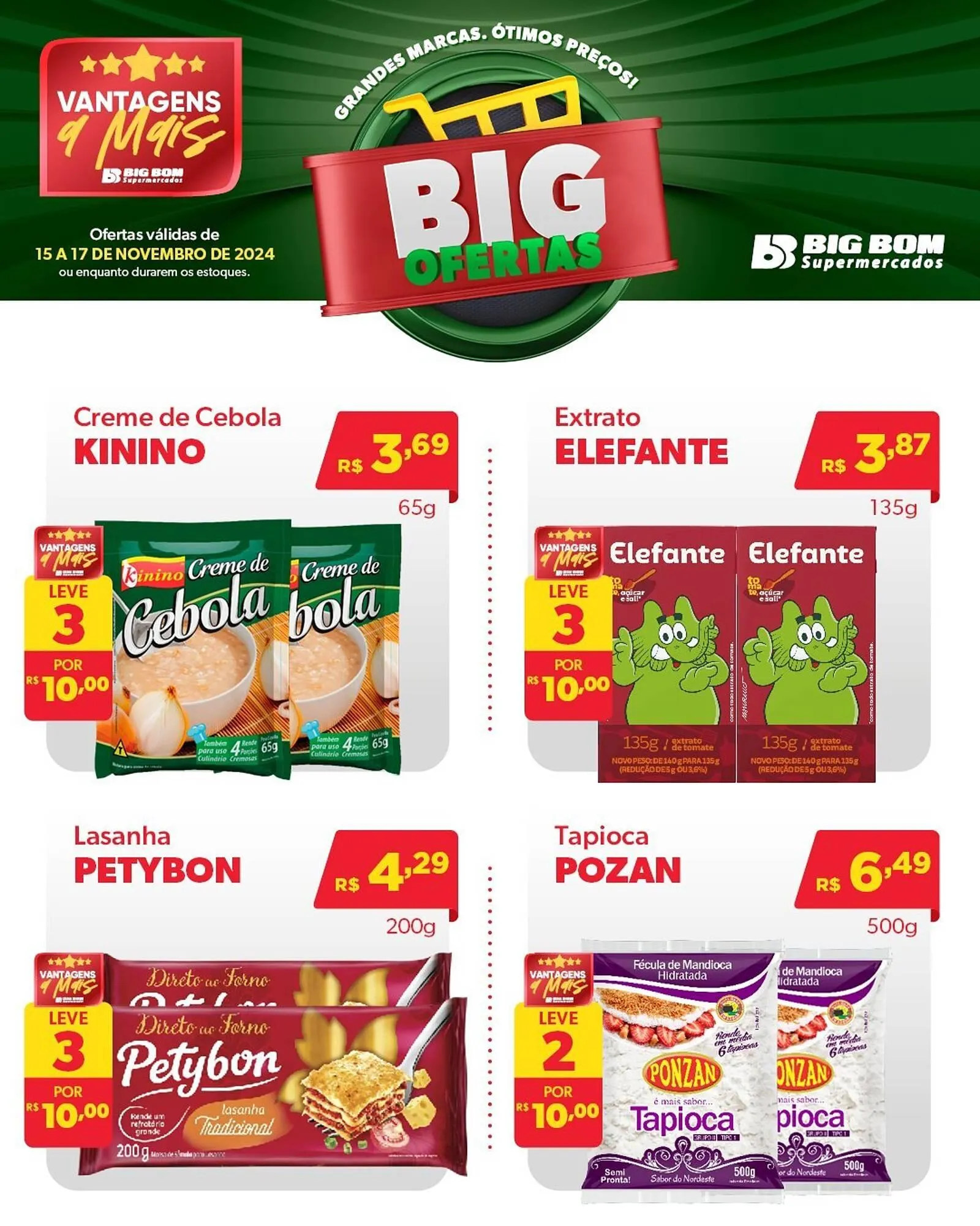 Encarte de Catálogo Big Bom Supermercados 15 de novembro até 17 de novembro 2024 - Pagina 5