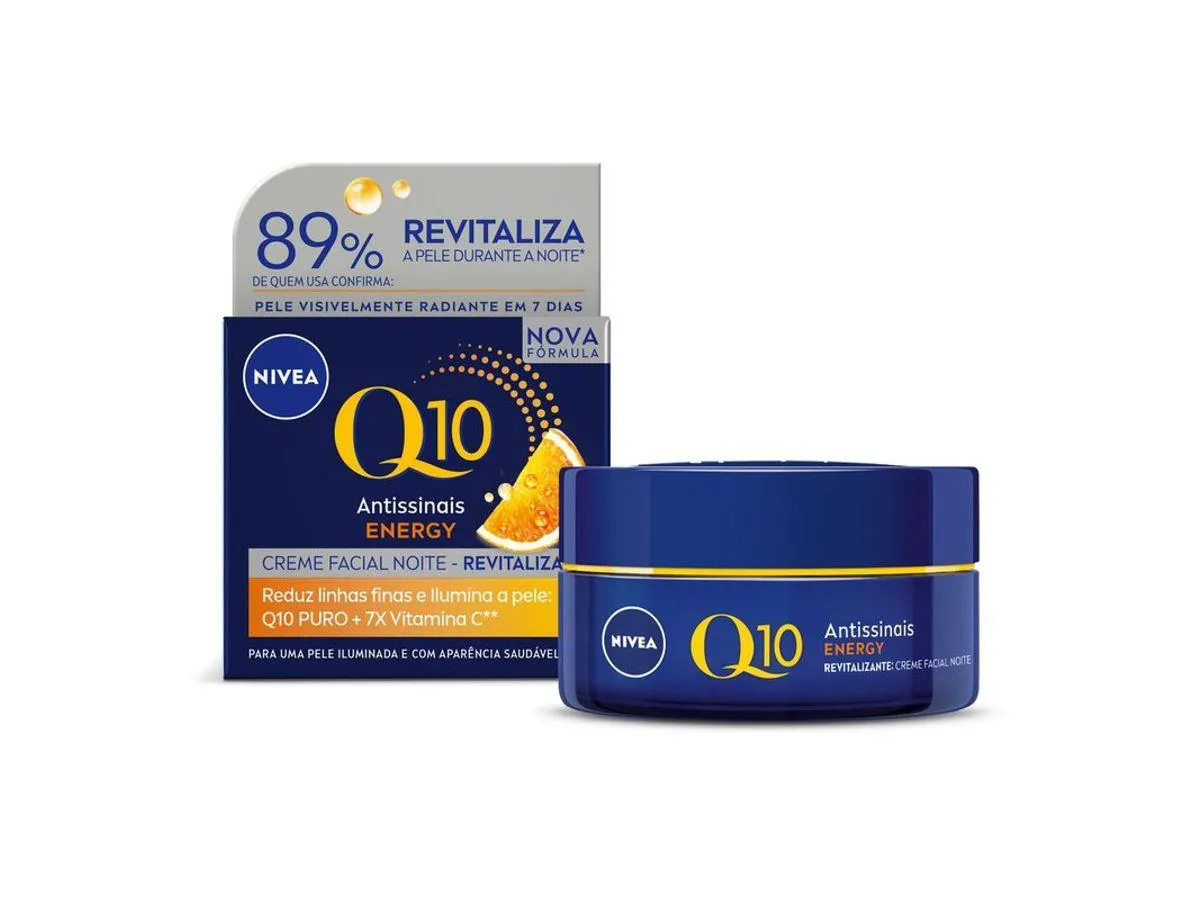 Creme Facial Nivea Antissinais Q10 Energy Noite 50g