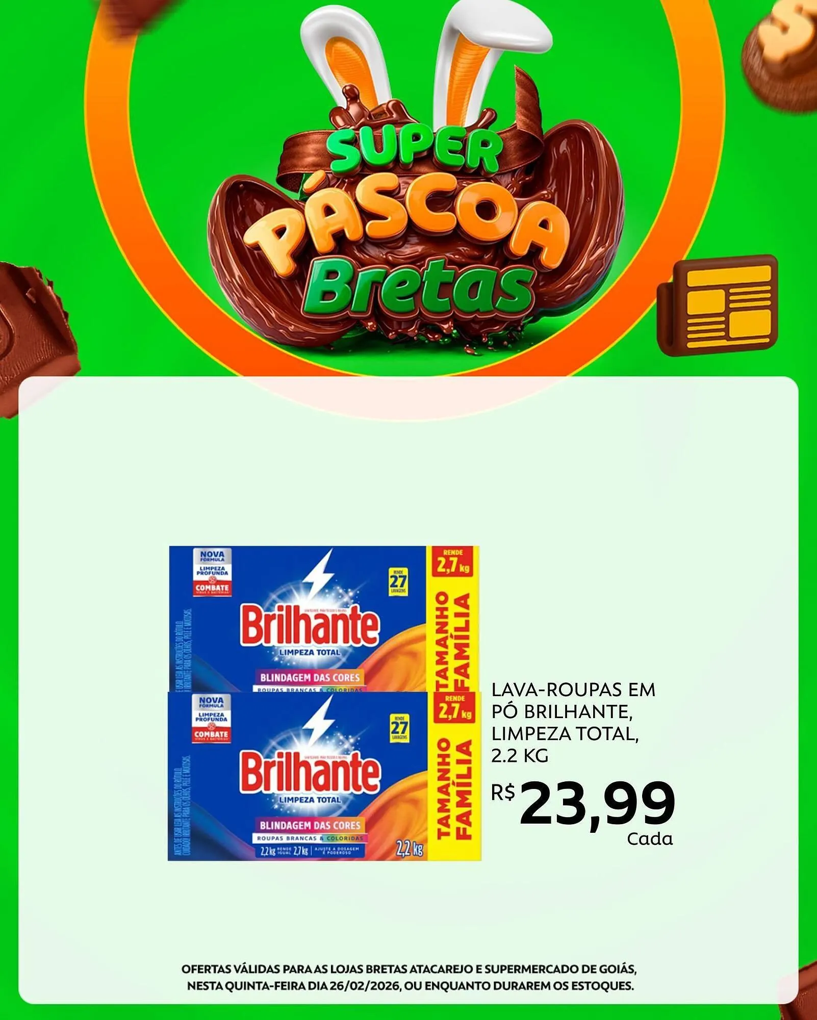Encarte de Catálogo Supermercados Bretas 26 de fevereiro até 26 de fevereiro 2026 - Pagina 5