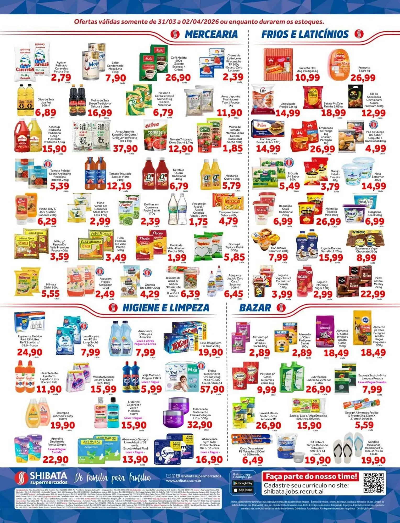 Encarte de Folheto Shibata Supermercados 30 de março até 2 de abril 2026 - Pagina 2