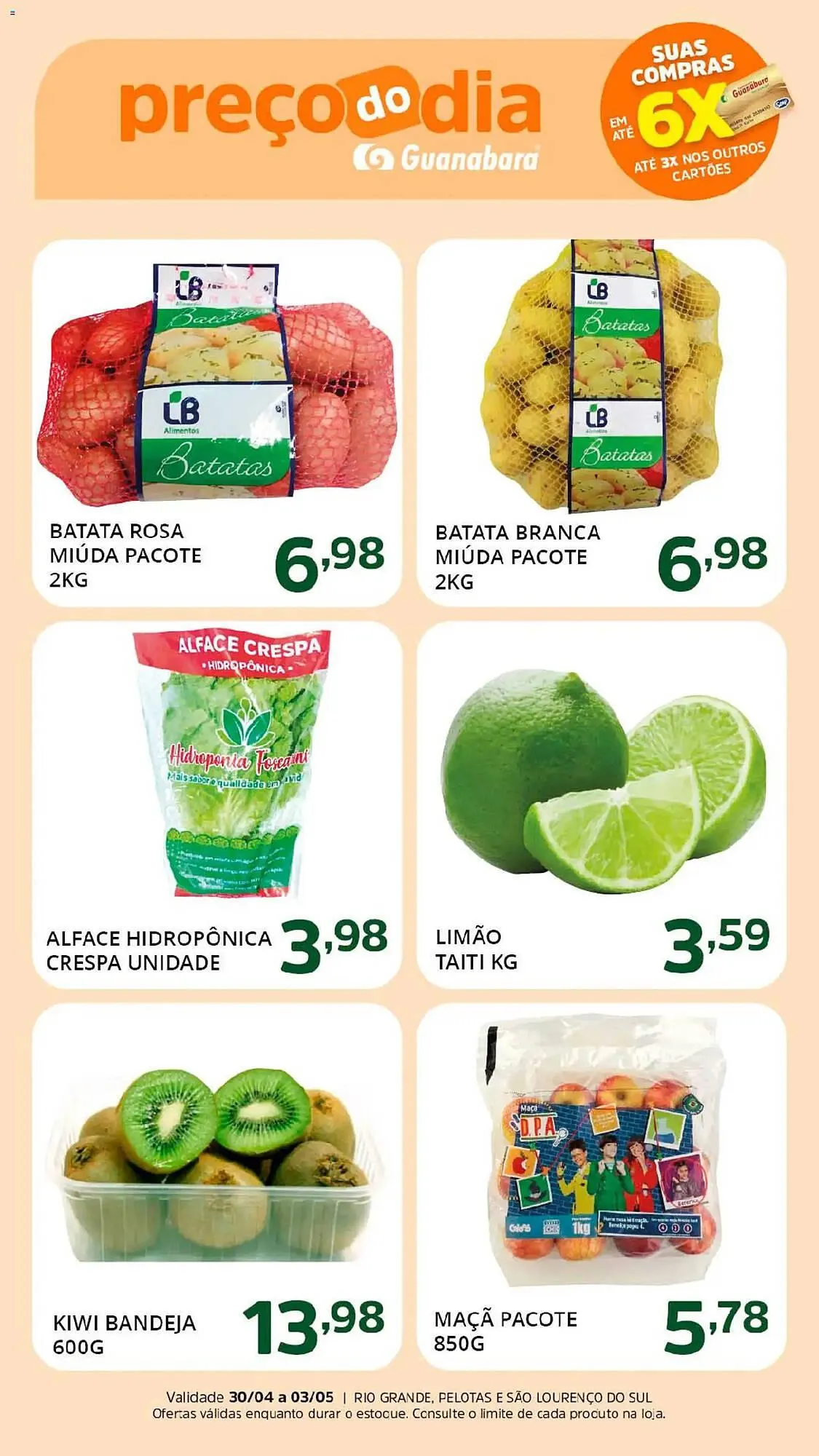 Encarte de Encarte Supermercados Guanabara 30 de abril até 4 de maio 2026 - Pagina 1