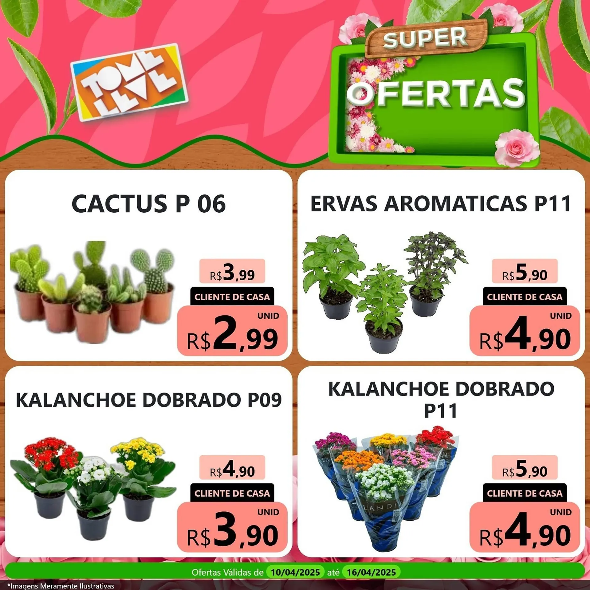 Encarte de Catálogo Tome Leve 10 de abril até 16 de abril 2025 - Pagina 1