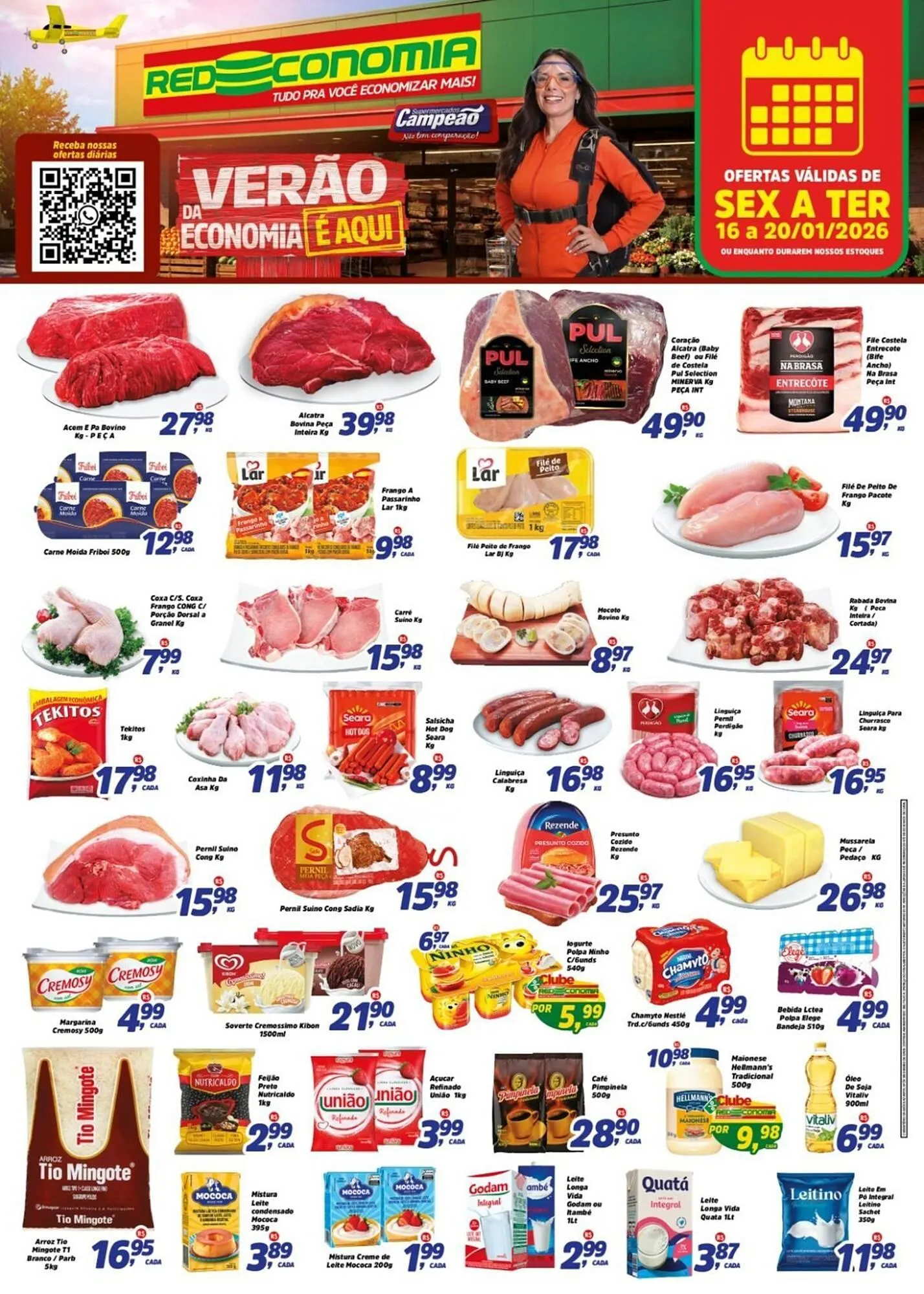Encarte de Encarte Supermercados Campeão 16 de janeiro até 20 de janeiro 2026 - Pagina 1