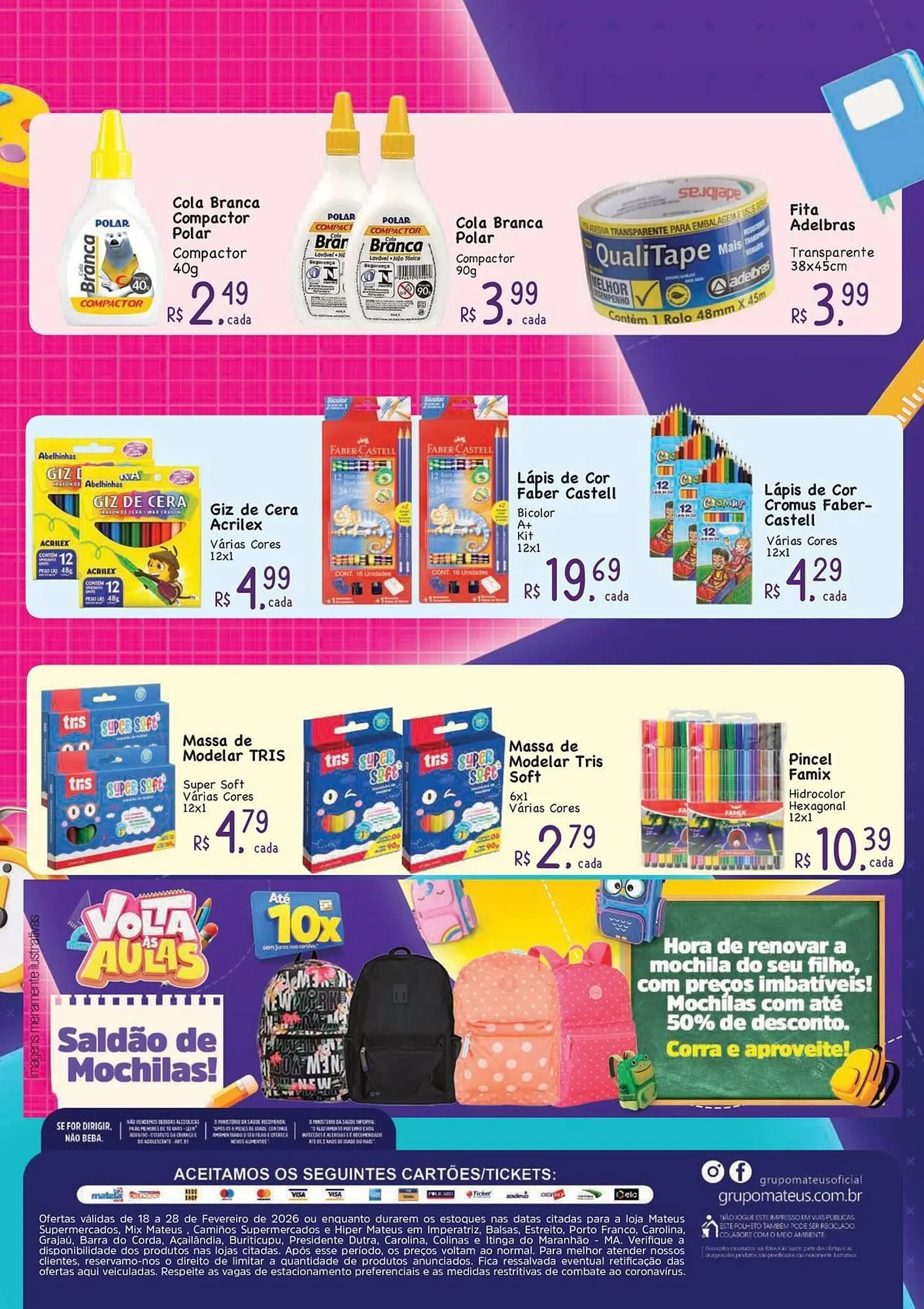 Encarte de Catálogo Supermercados Mateus 18 de fevereiro até 28 de fevereiro 2026 - Pagina 4