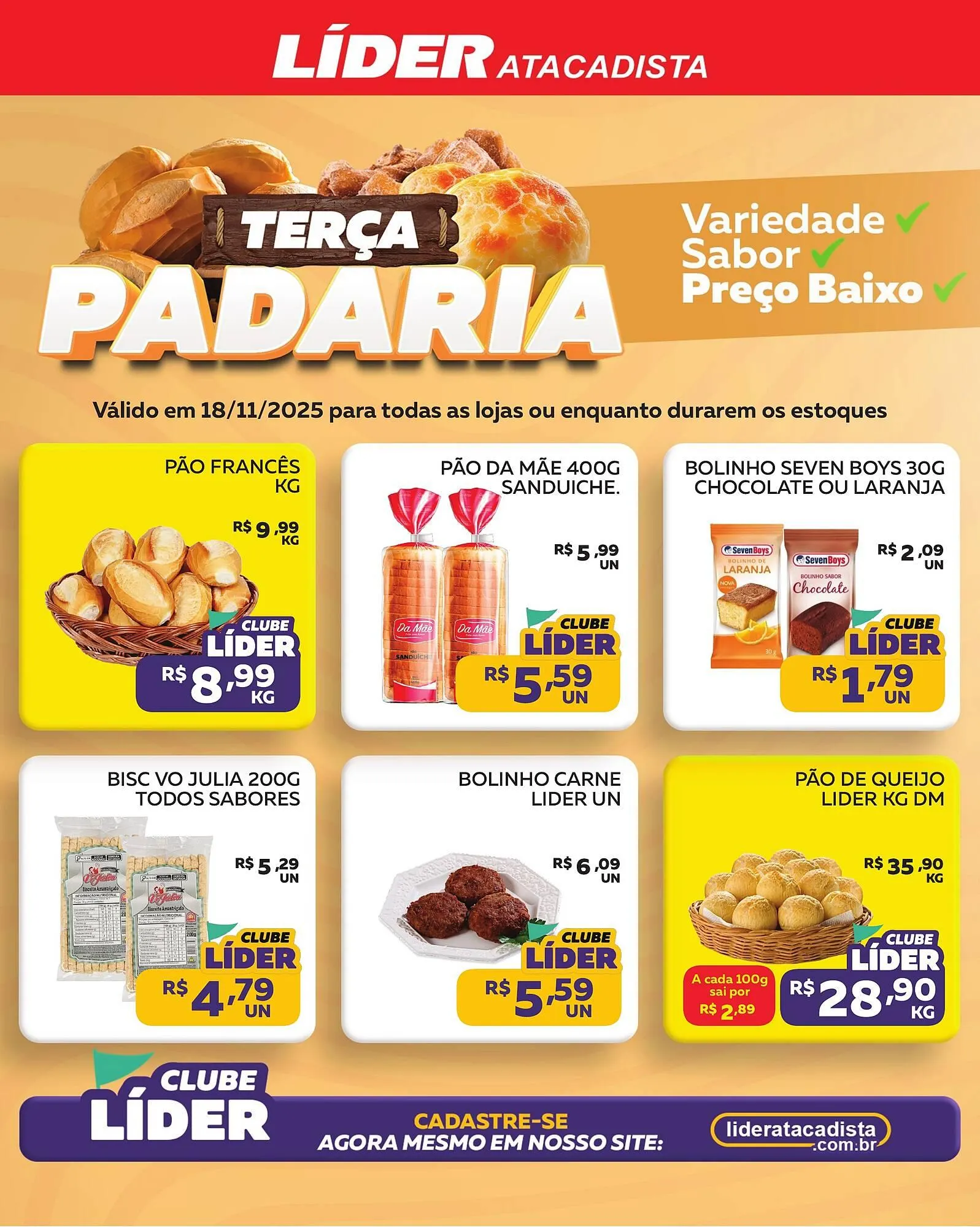 Encarte de Encarte Lider Atacadista 17 de novembro até 18 de novembro 2025 - Pagina 1