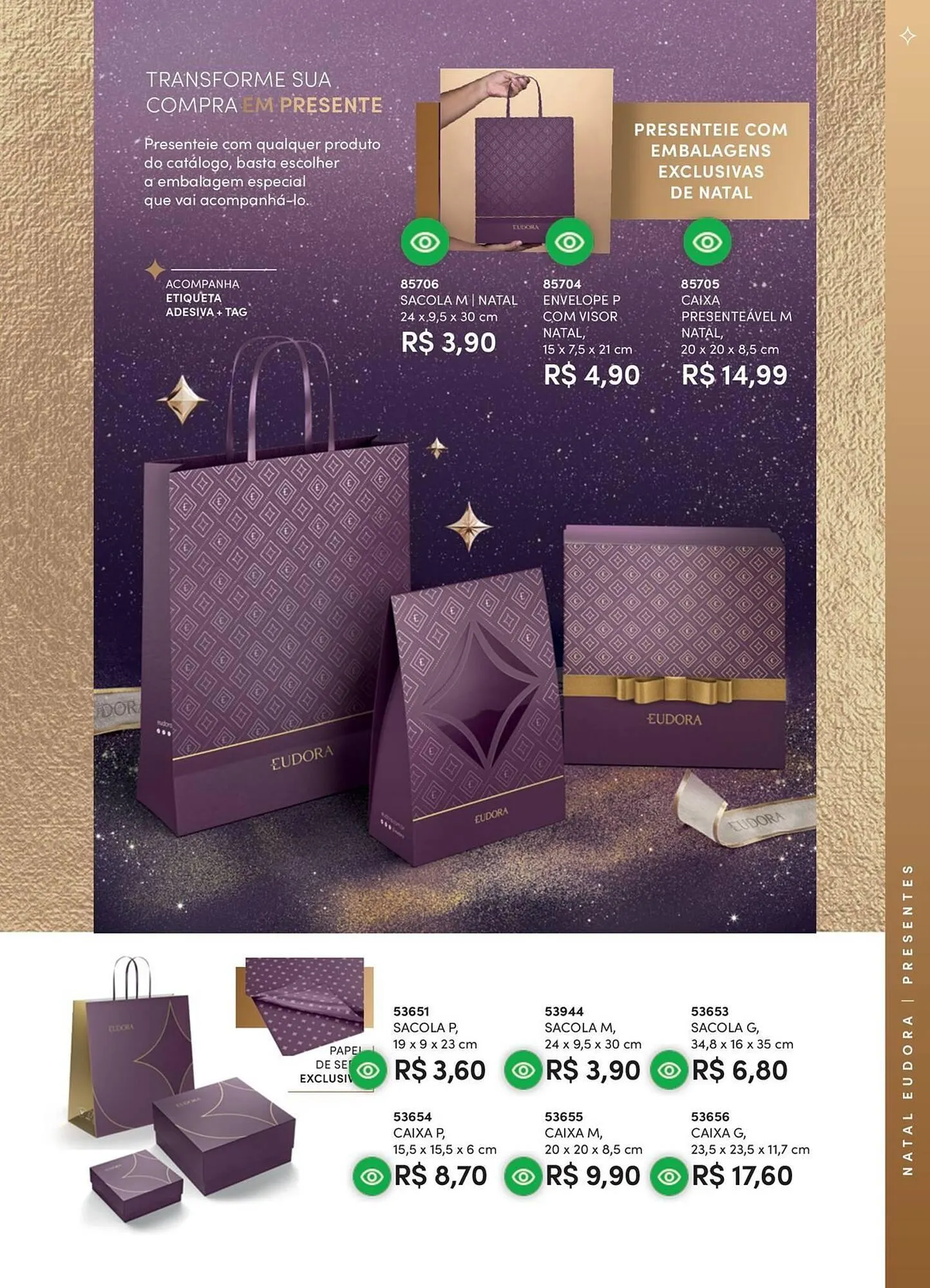 Encarte de Catálogo Eudora 27 de novembro até 27 de dezembro 2025 - Pagina 53