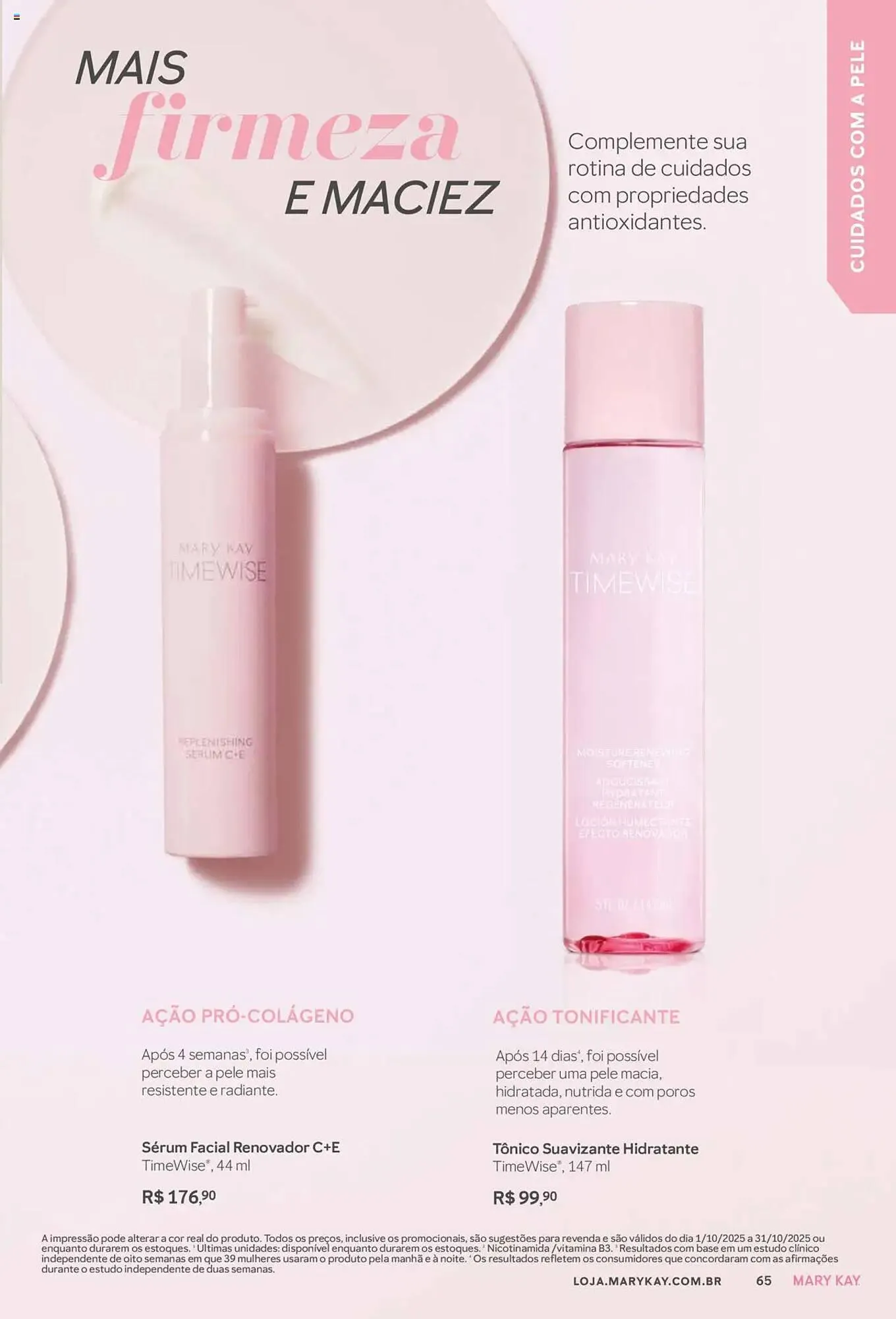 Encarte de Revista Mary Kay 1 de outubro até 1 de novembro 2025 - Pagina 65