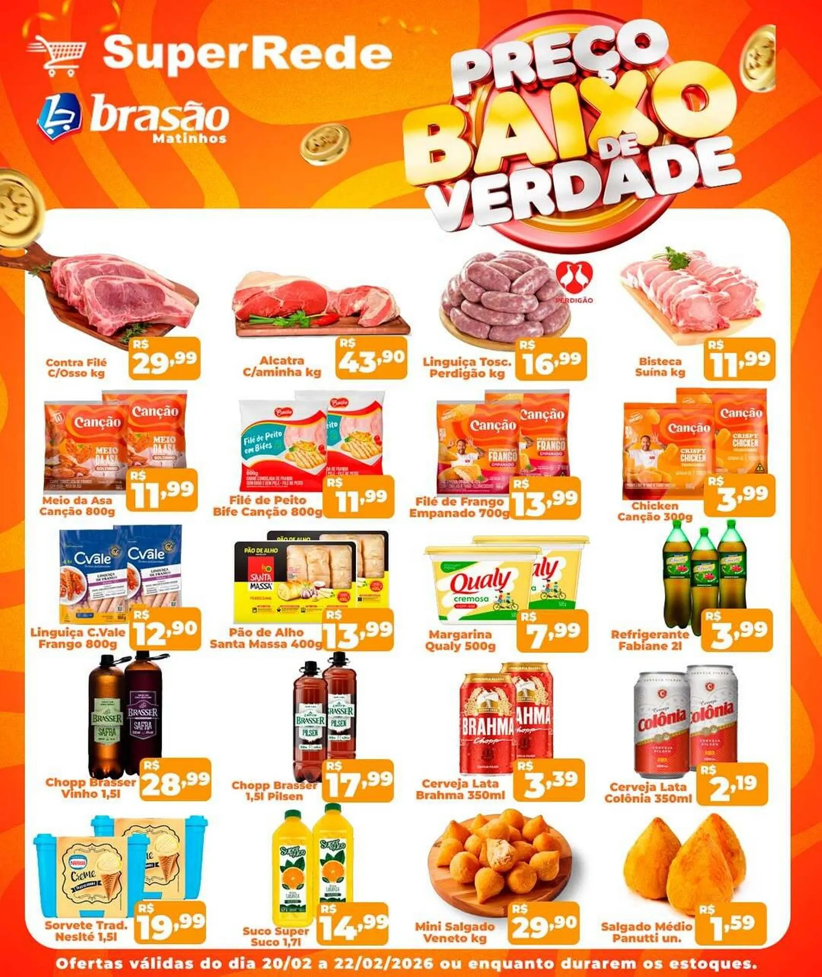 Encarte de Catálogo Super Rede Atacadista 20 de fevereiro até 22 de fevereiro 2026 - Pagina 1