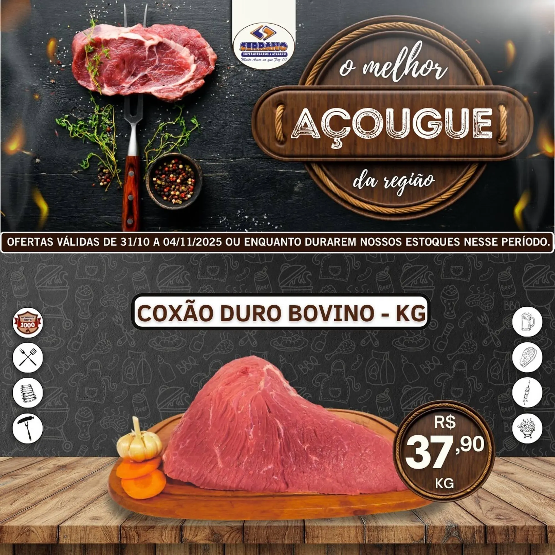 Encarte de Catálogo Serrano Supermercado 1 de novembro até 4 de novembro 2025 - Pagina 4