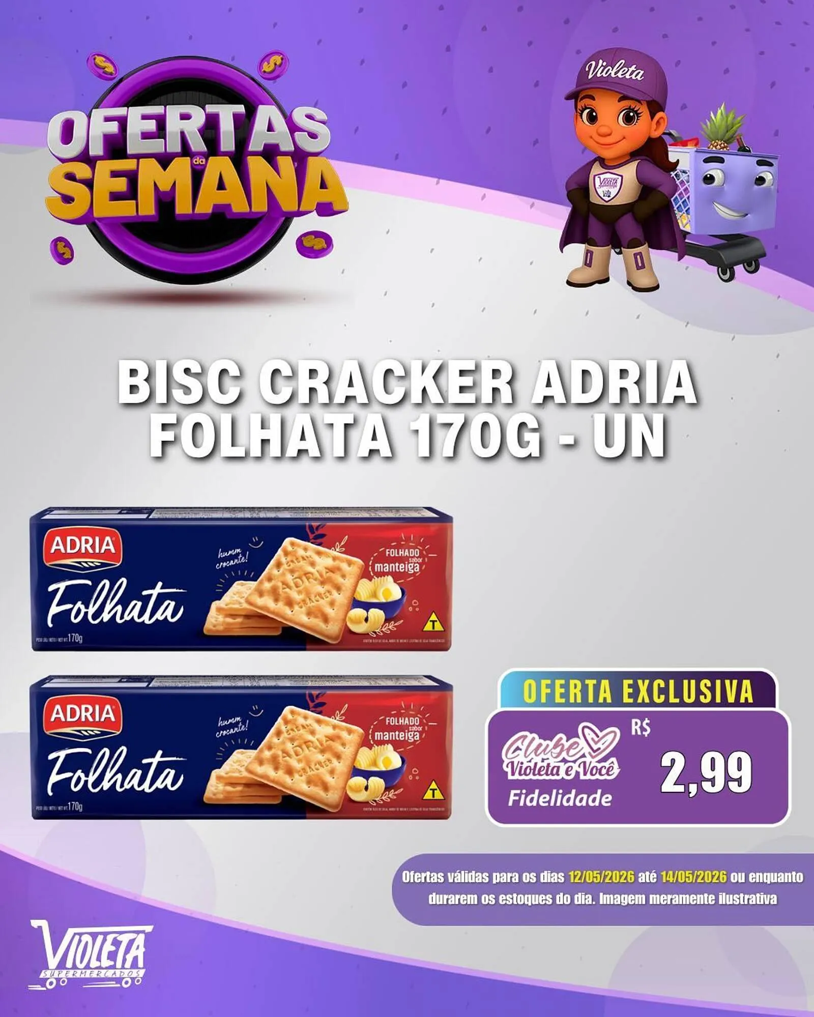 Encarte de Catálogo Violeta Supermercados 12 de maio até 14 de maio 2026 - Pagina 4