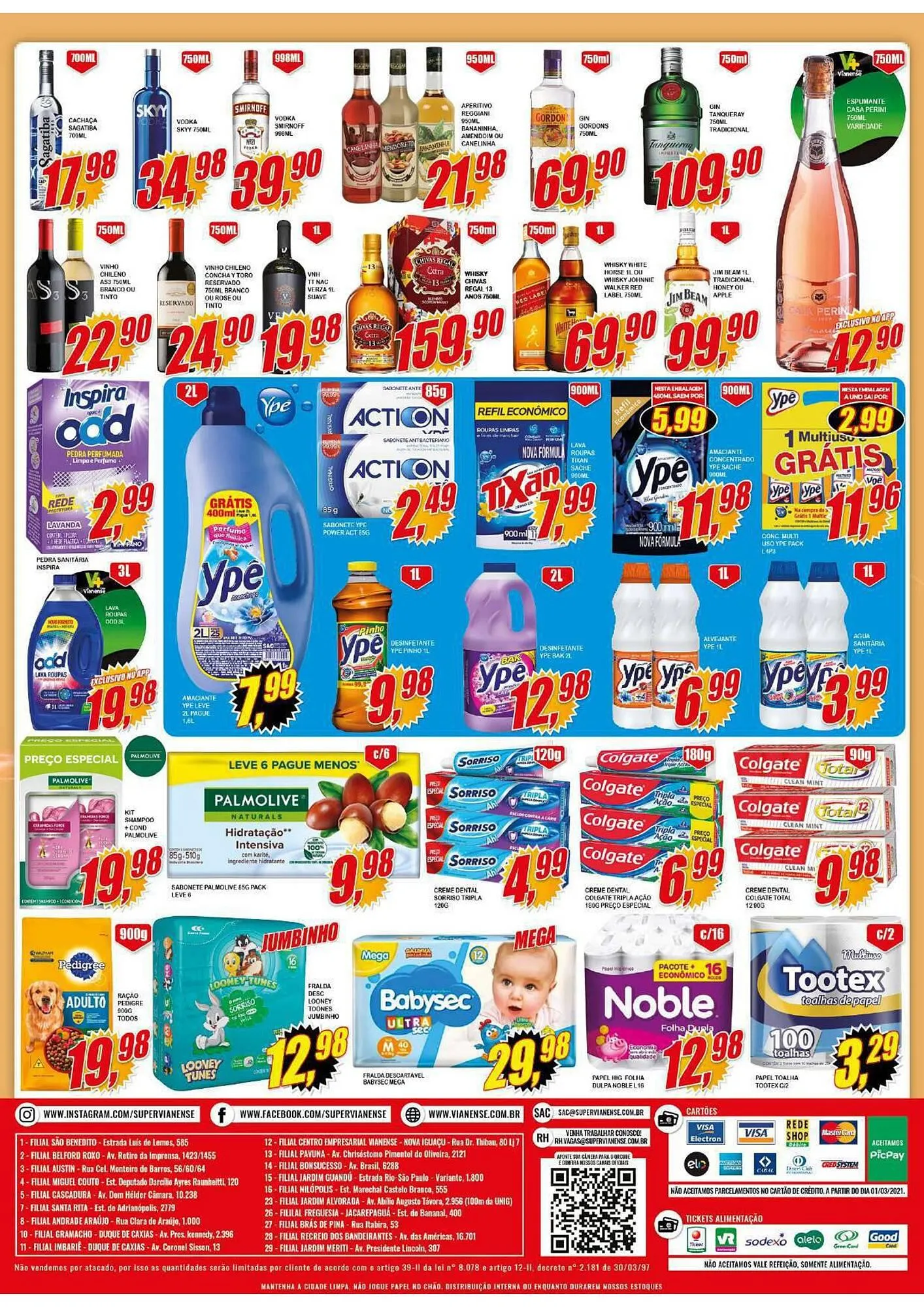 Encarte de Catálogo Vianense Supermercados 14 de março até 20 de março 2025 - Pagina 4