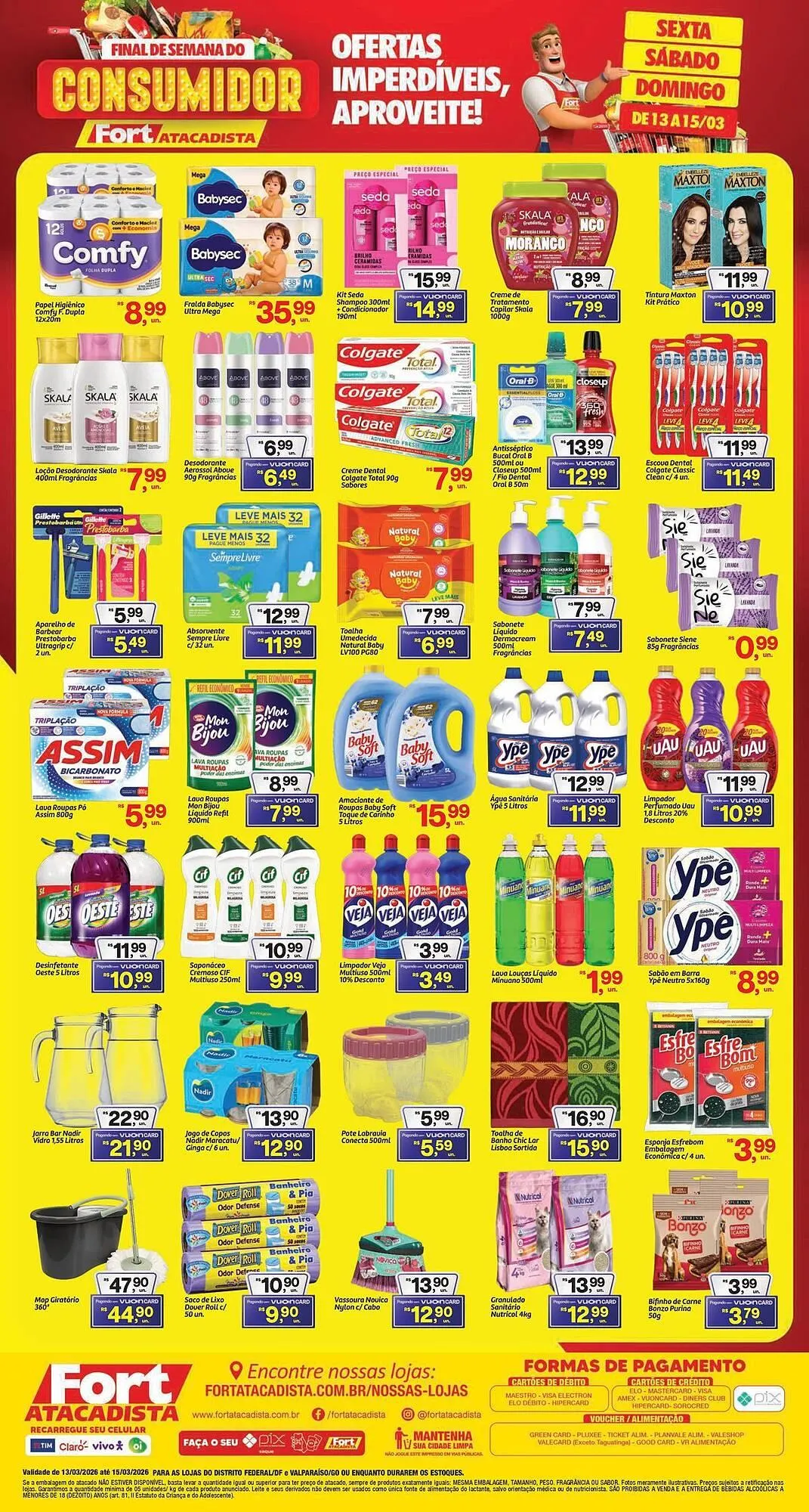 Encarte de Tabloide Fort Atacadista 13 de março até 15 de março 2026 - Pagina 4