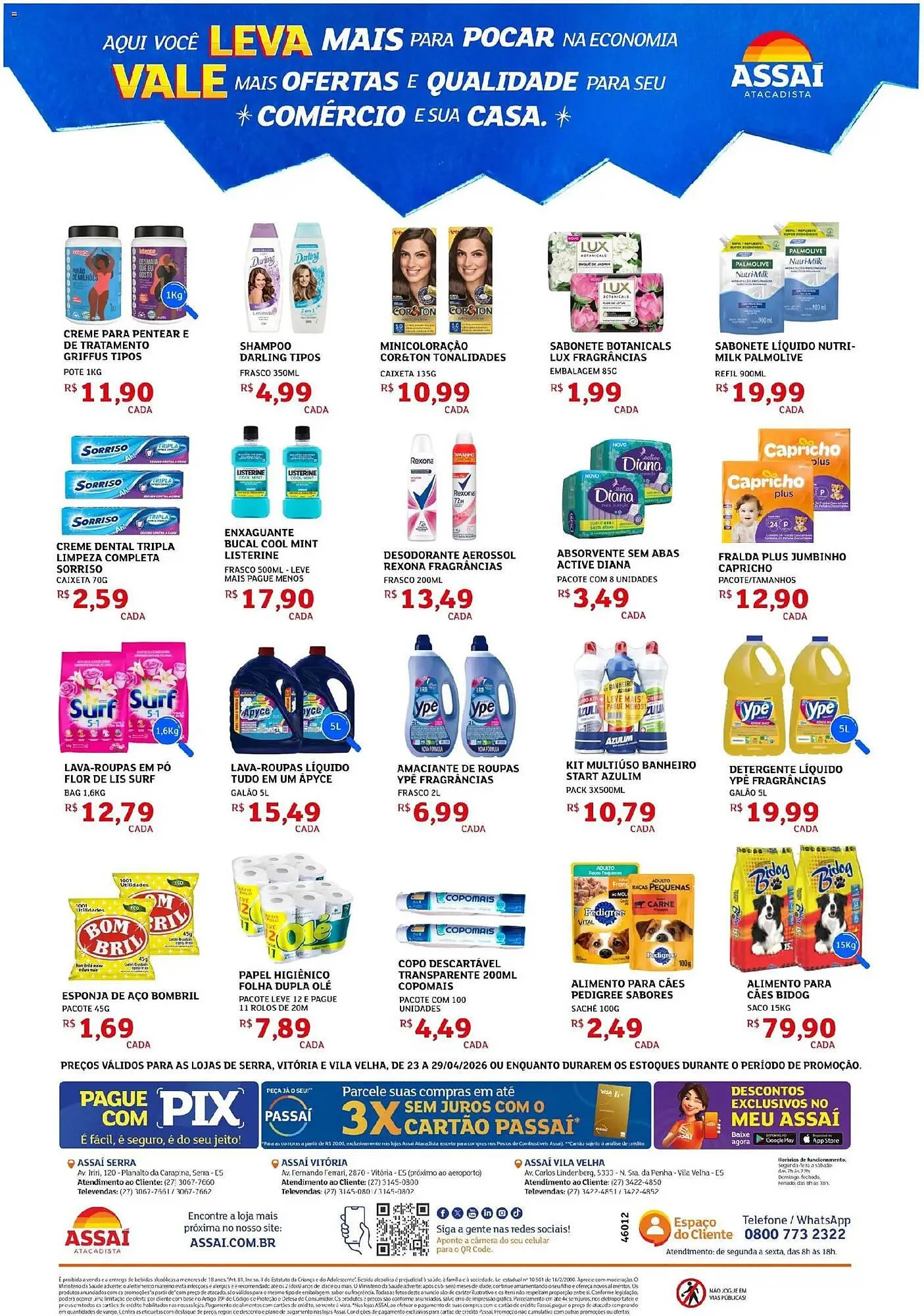Encarte de Encarte Assaí Atacadista 23 de abril até 29 de abril 2026 - Pagina 4