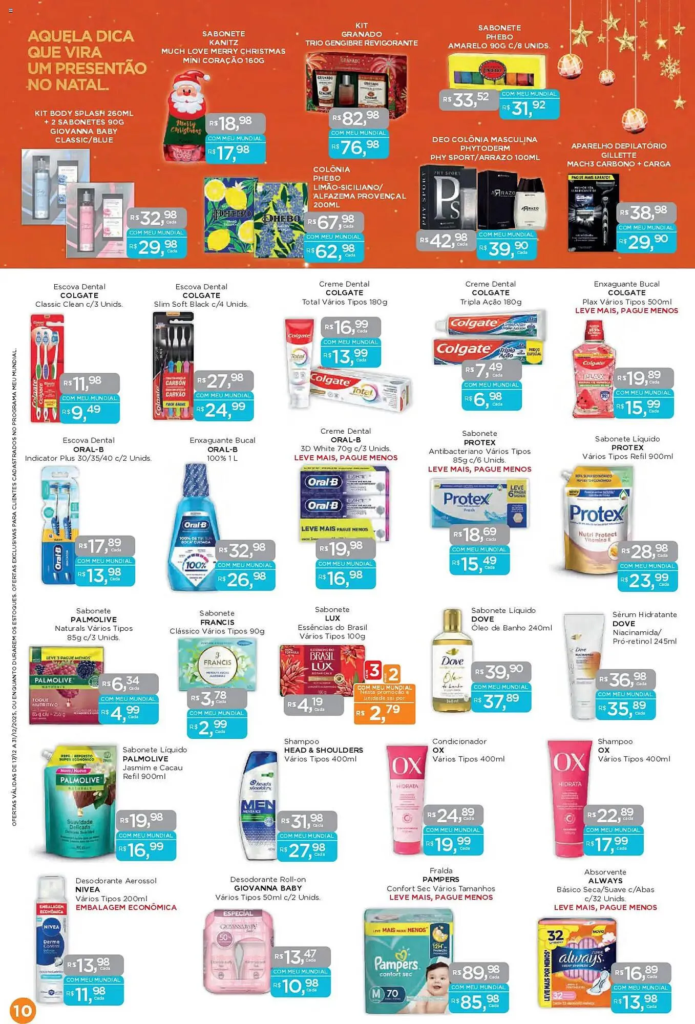 Encarte de Encarte Supermercados Mundial 17 de dezembro até 31 de dezembro 2025 - Pagina 10