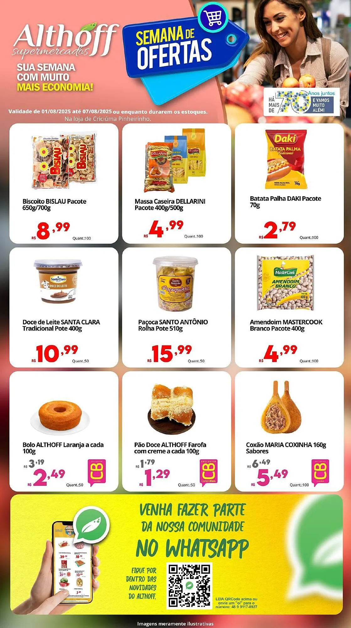 Encarte de Catálogo Althoff Supermercados 1 de agosto até 7 de agosto 2025 - Pagina 1