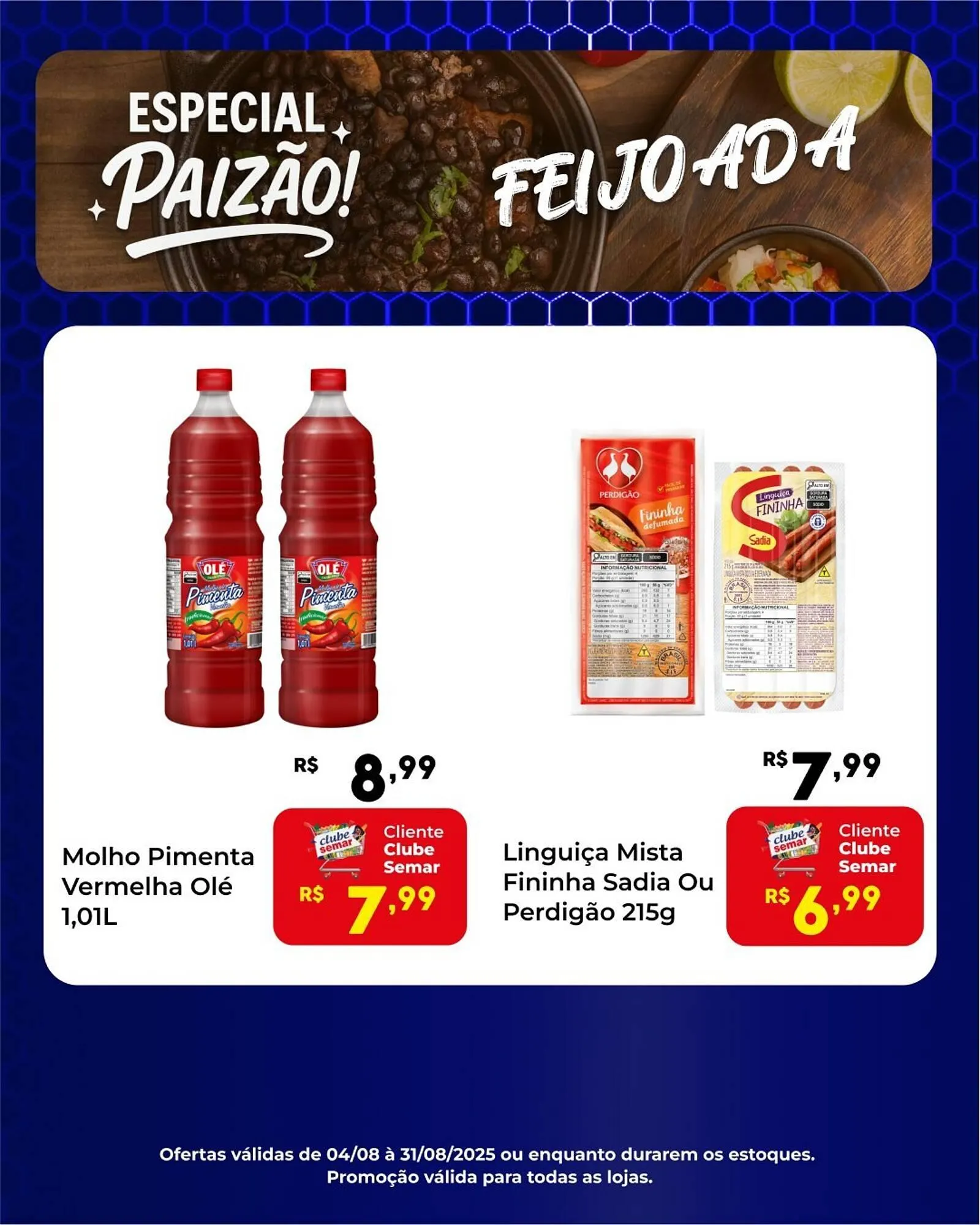Encarte de Catálogo Semar Supermercado 17 de agosto até 31 de agosto 2025 - Pagina 3