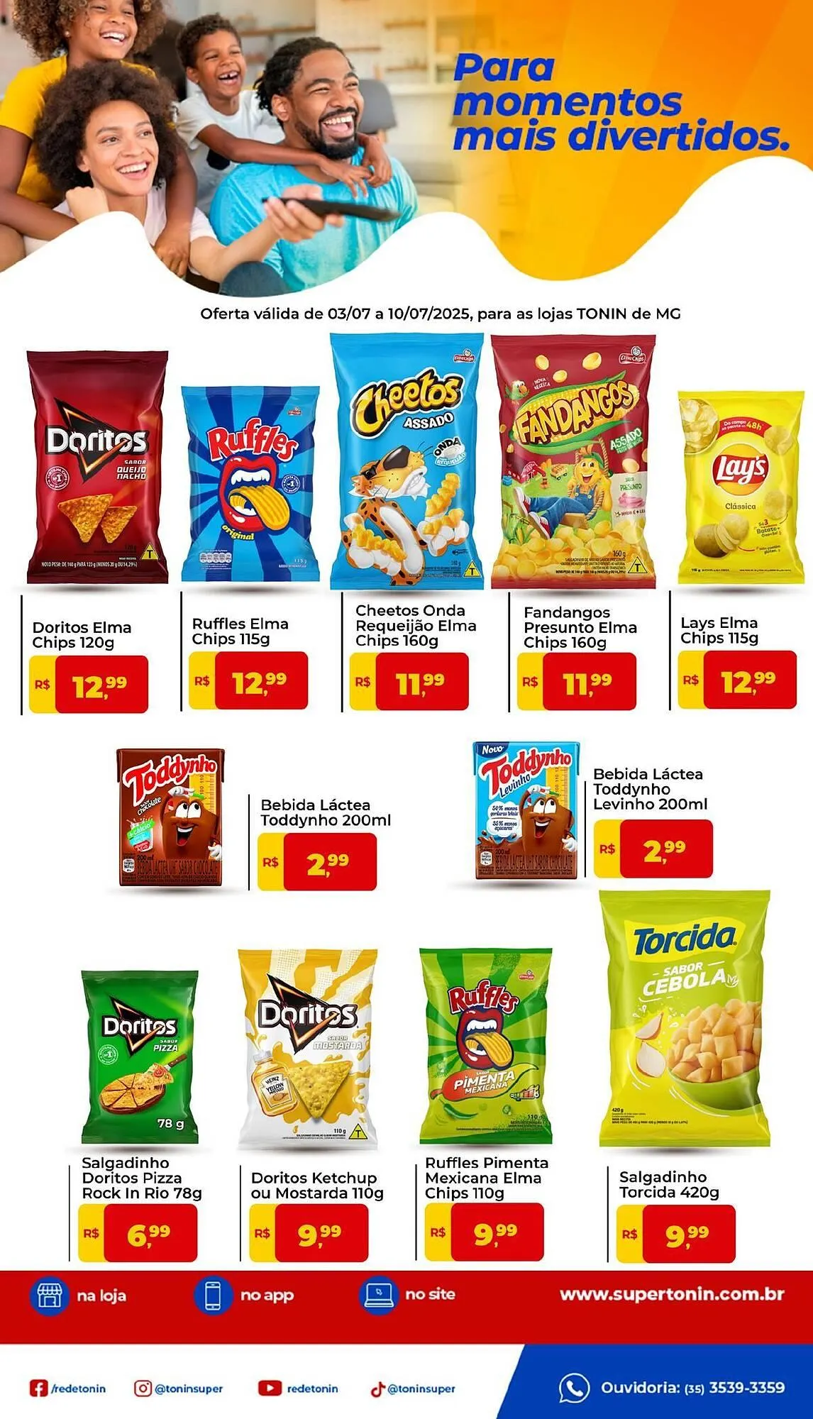 Encarte de Catálogo Tonin Superatacado 3 de julho até 10 de julho 2025 - Pagina 1