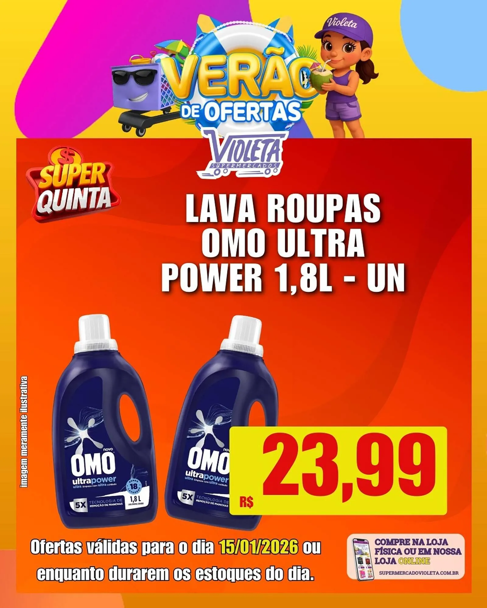 Encarte de Catálogo Violeta Supermercados 15 de janeiro até 15 de janeiro 2026 - Pagina 5