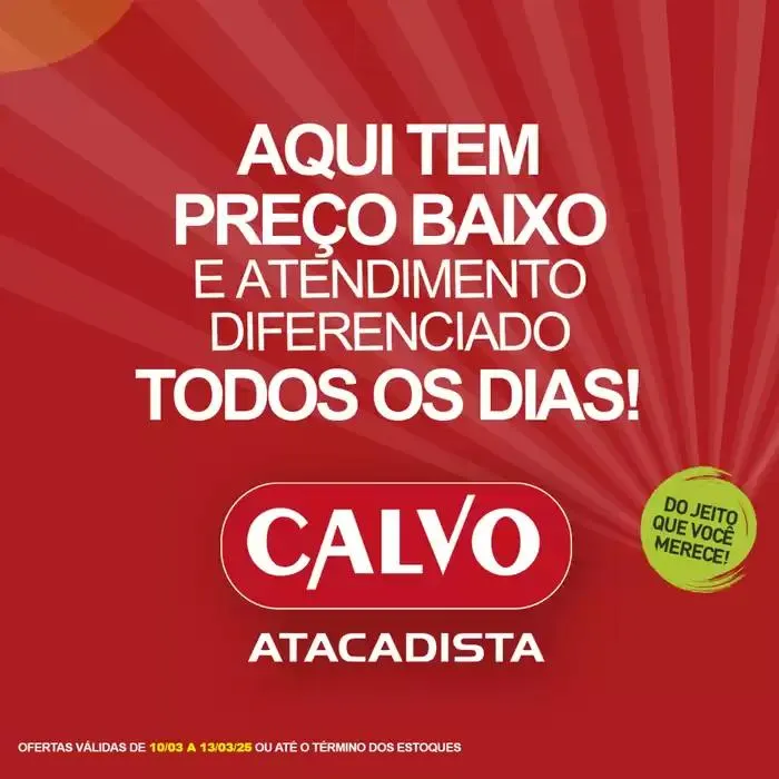 Encarte de Encarte Calvo Atacadista 10 de março até 13 de março 2025 - Pagina 6
