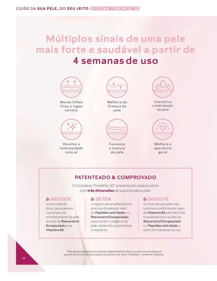 Encarte de Cartilha Cuidados Faciais 2 de setembro até 30 de setembro 2024 - Pagina 10