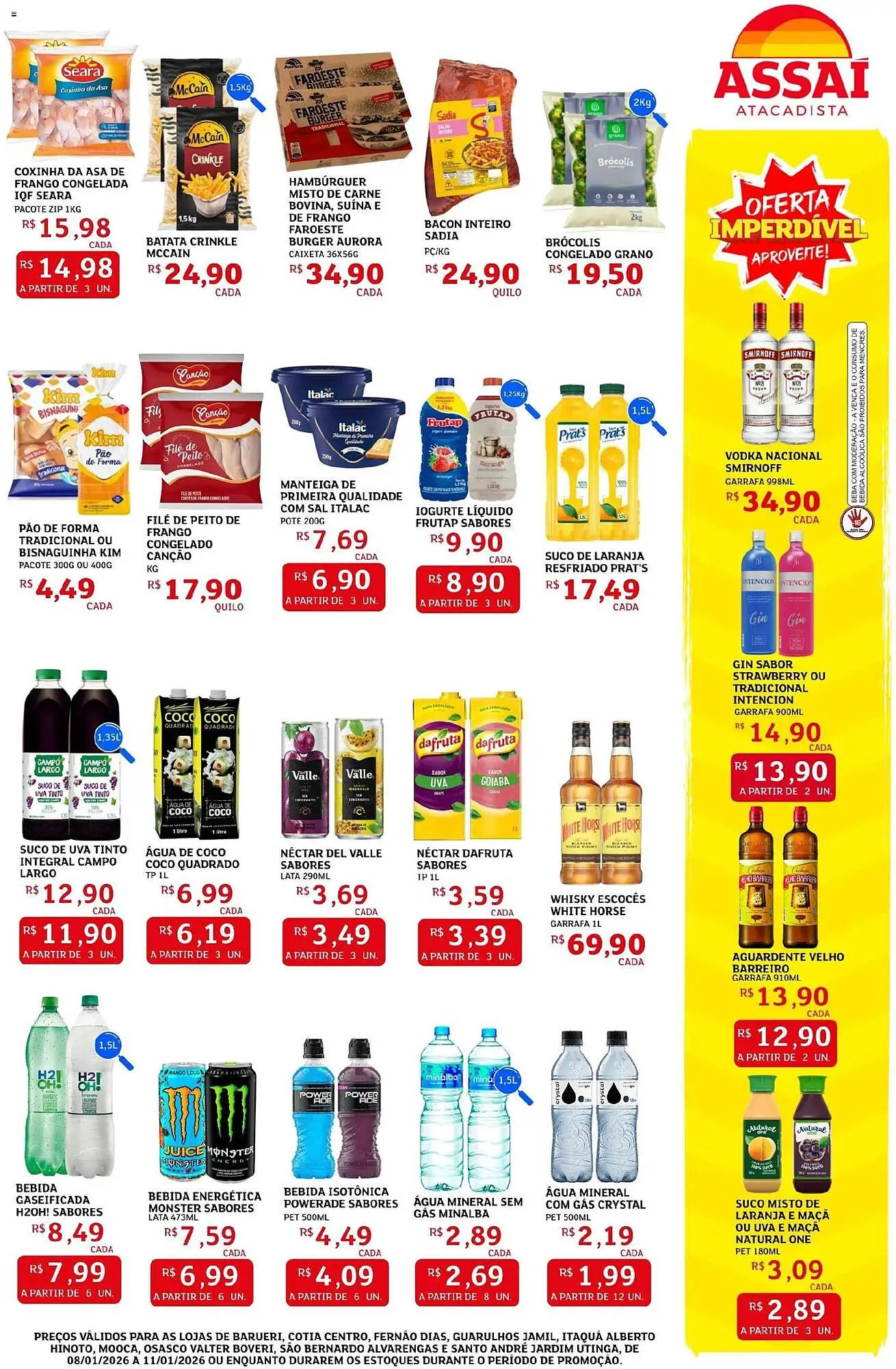 Encarte de Encarte Assaí Atacadista 8 de janeiro até 11 de janeiro 2026 - Pagina 3