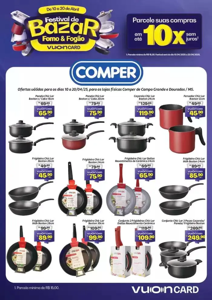 Encarte de Festival Forno & Fogão 11 de abril até 20 de abril 2025 - Pagina 1