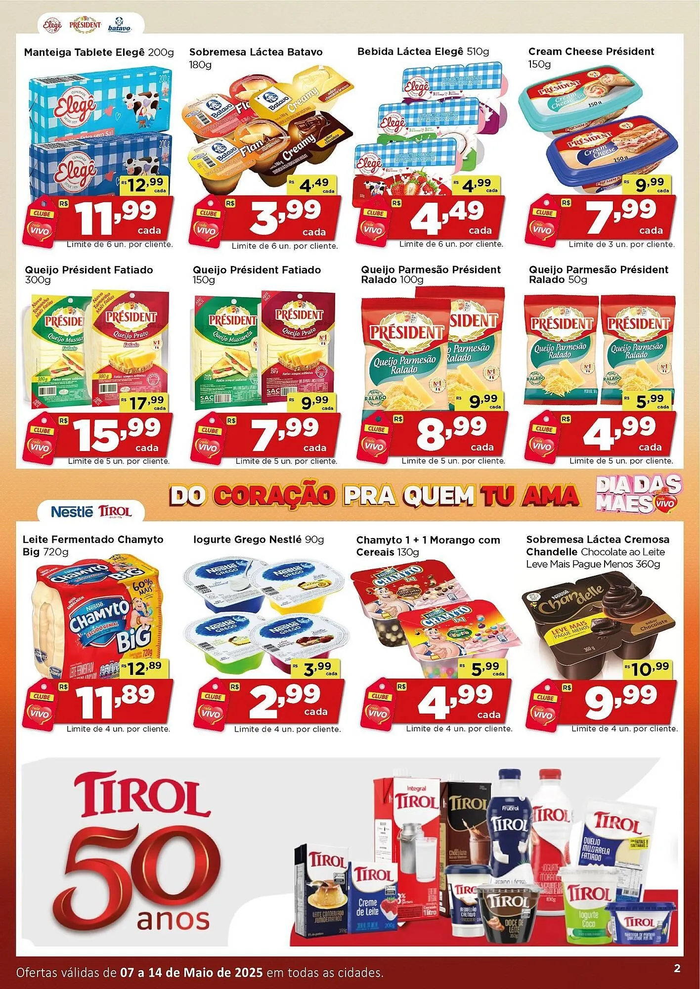 Encarte de Catálogo Rede Vivo 7 de maio até 14 de maio 2025 - Pagina 2