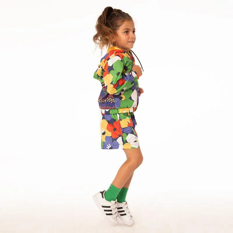 Saia Infantil Menina Flor Saturno Azul