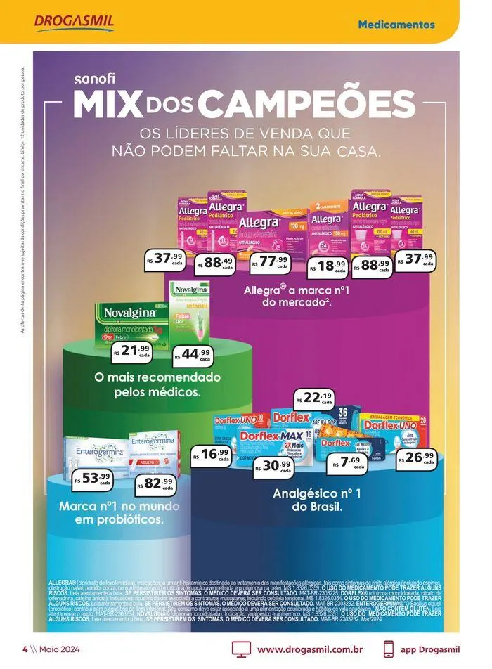 Encarte de Aniversário Drogasmil 3 de maio até 2 de junho 2024 - Pagina 4