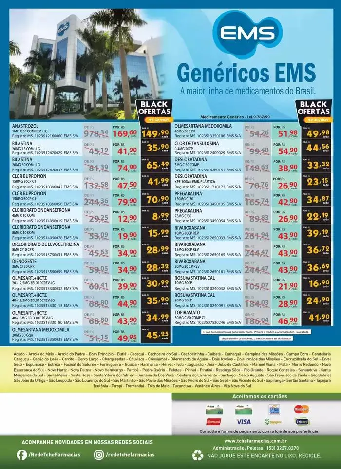 Encarte de Encarte Tchê Farmácias 1 de novembro até 30 de novembro 2024 - Pagina 8