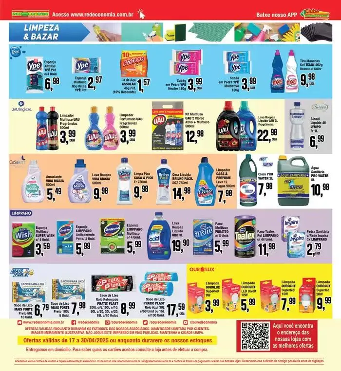 Encarte de Ofertas Rede Economia 17 de abril até 30 de abril 2025 - Pagina 17