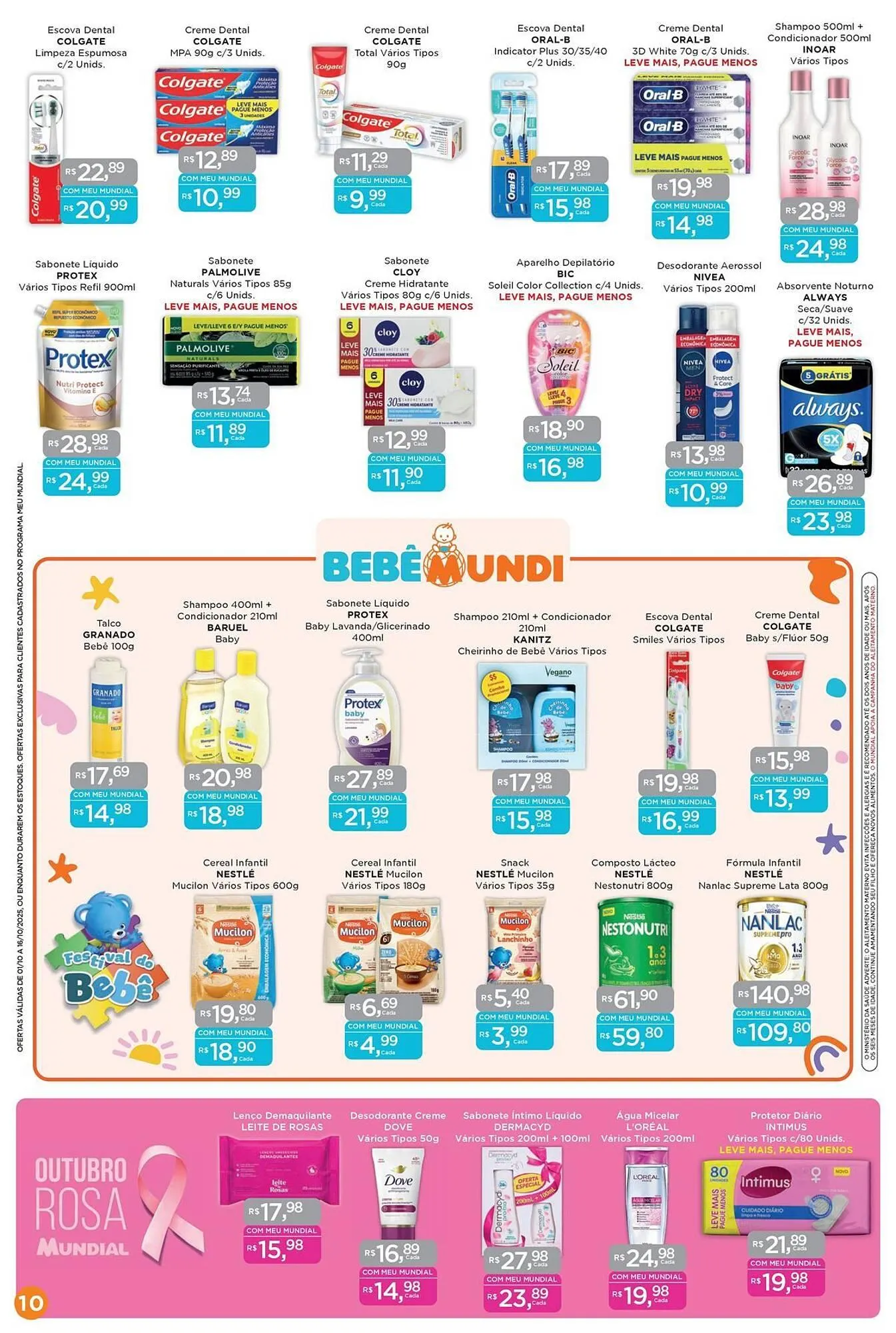 Encarte de Encarte Supermercados Mundial 2 de outubro até 16 de outubro 2025 - Pagina 10