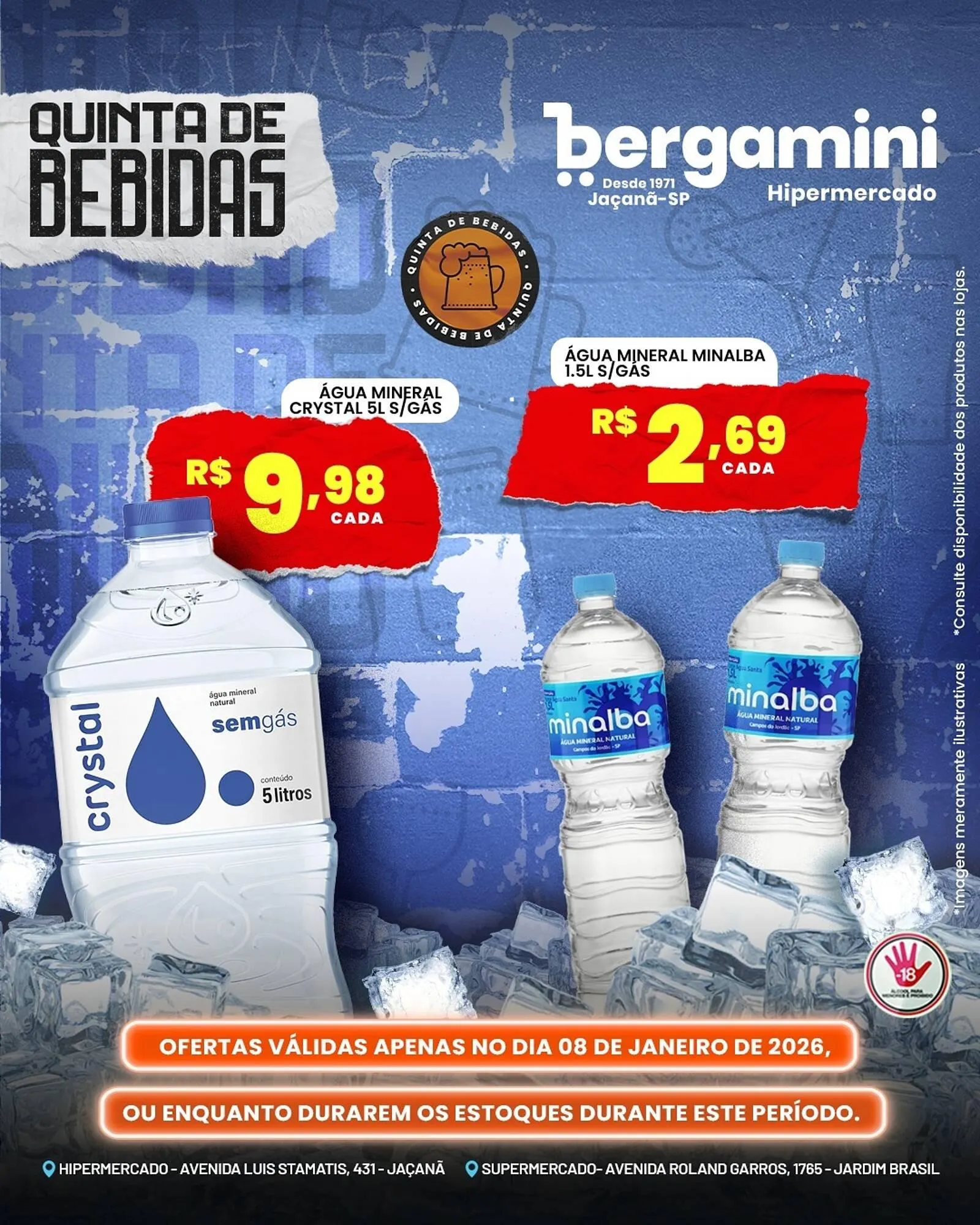 Encarte de Catálogo Supermercado Bergamini 8 de janeiro até 8 de janeiro 2026 - Pagina 1