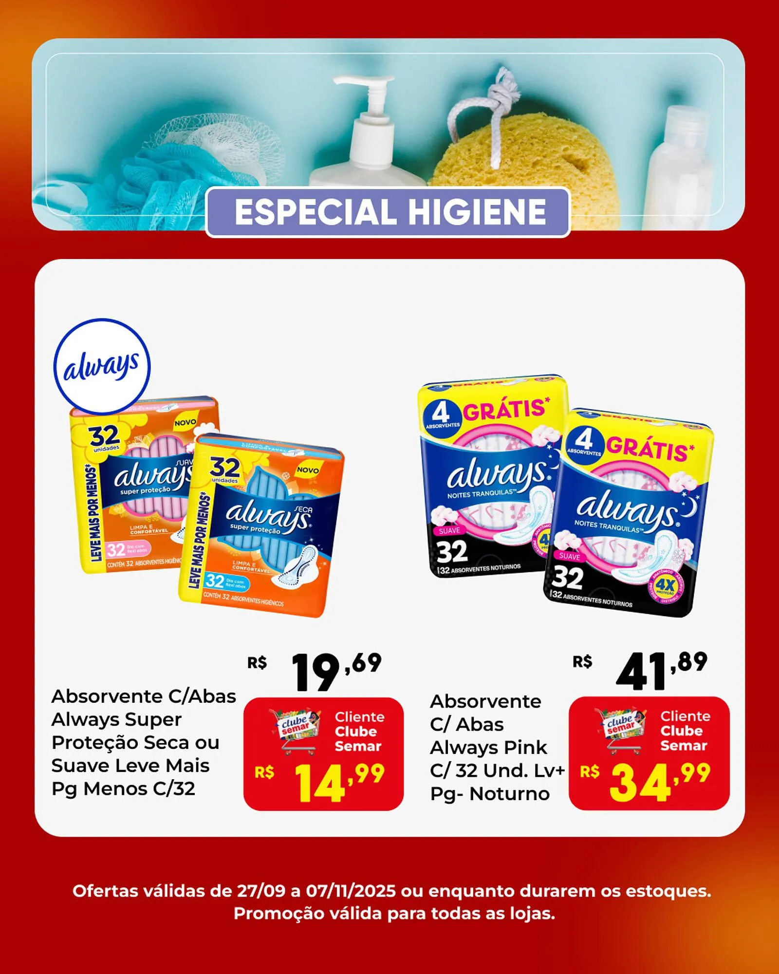 Encarte de Folheto Semar Supermercado 26 de outubro até 7 de novembro 2025 - Pagina 3