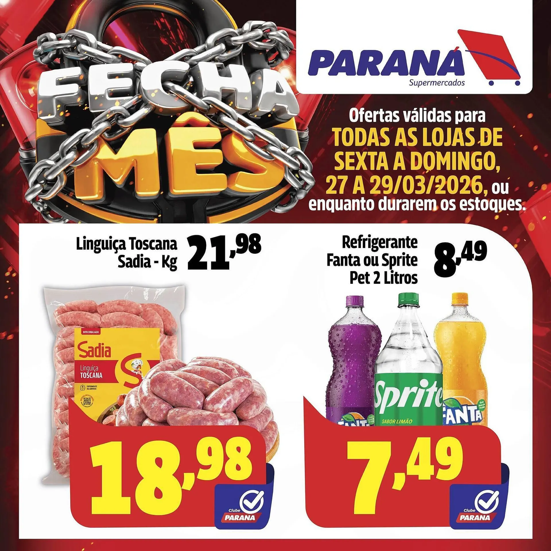 Encarte de Folheto Supermercado Paraná 27 de março até 29 de março 2026 - Pagina 2