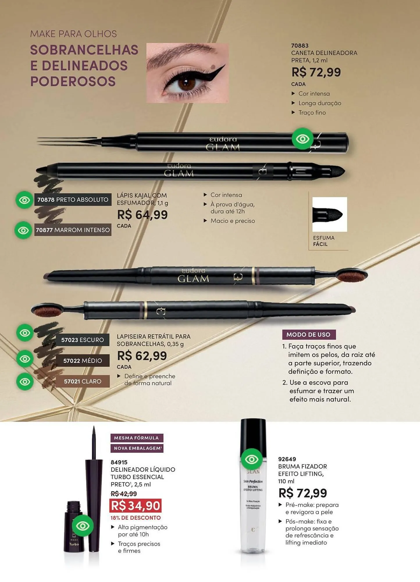 Encarte de Catálogo Eudora 27 de janeiro até 28 de fevereiro 2026 - Pagina 54