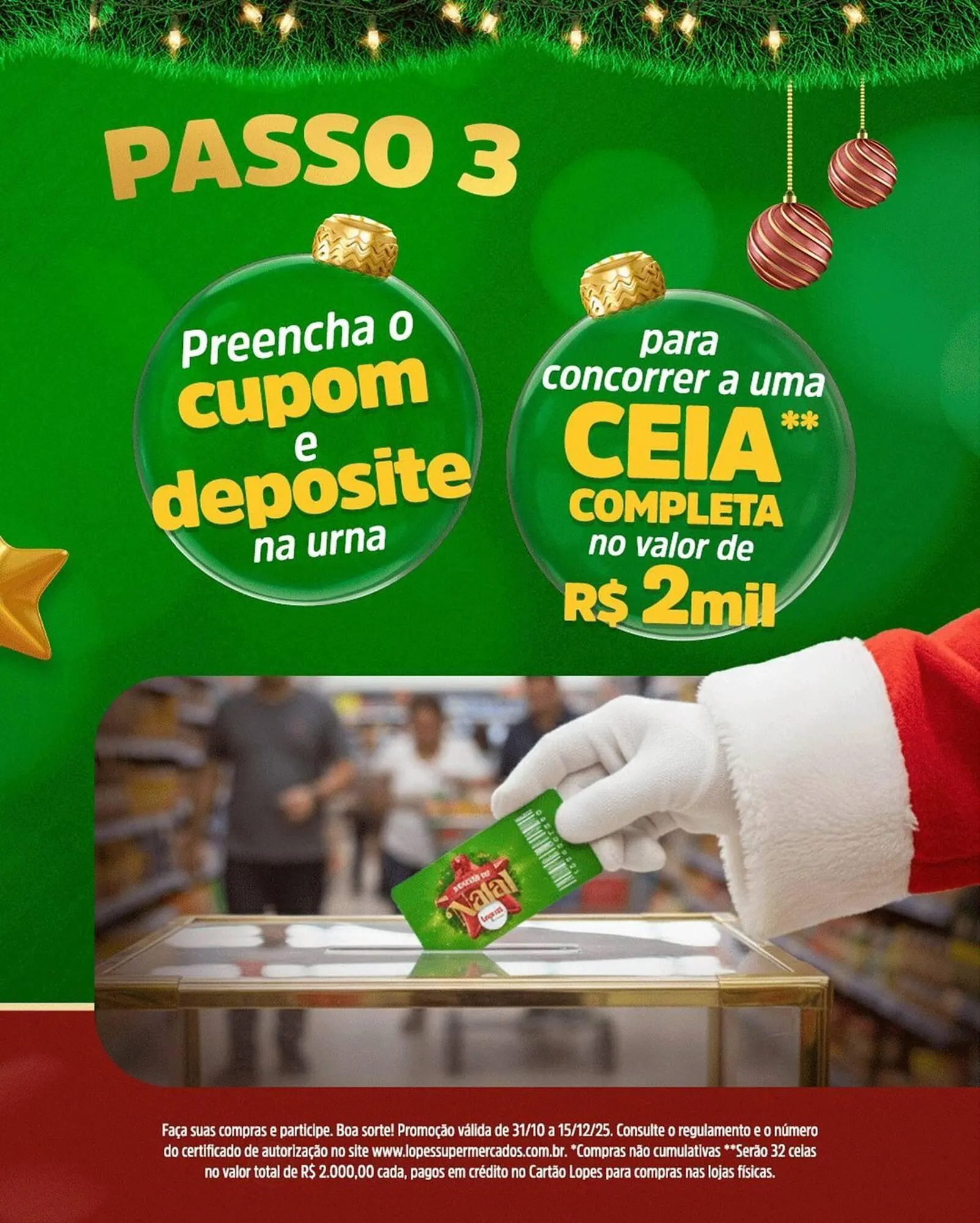 Encarte de Folheto Lopes Supermercados 9 de dezembro até 24 de dezembro 2025 - Pagina 3