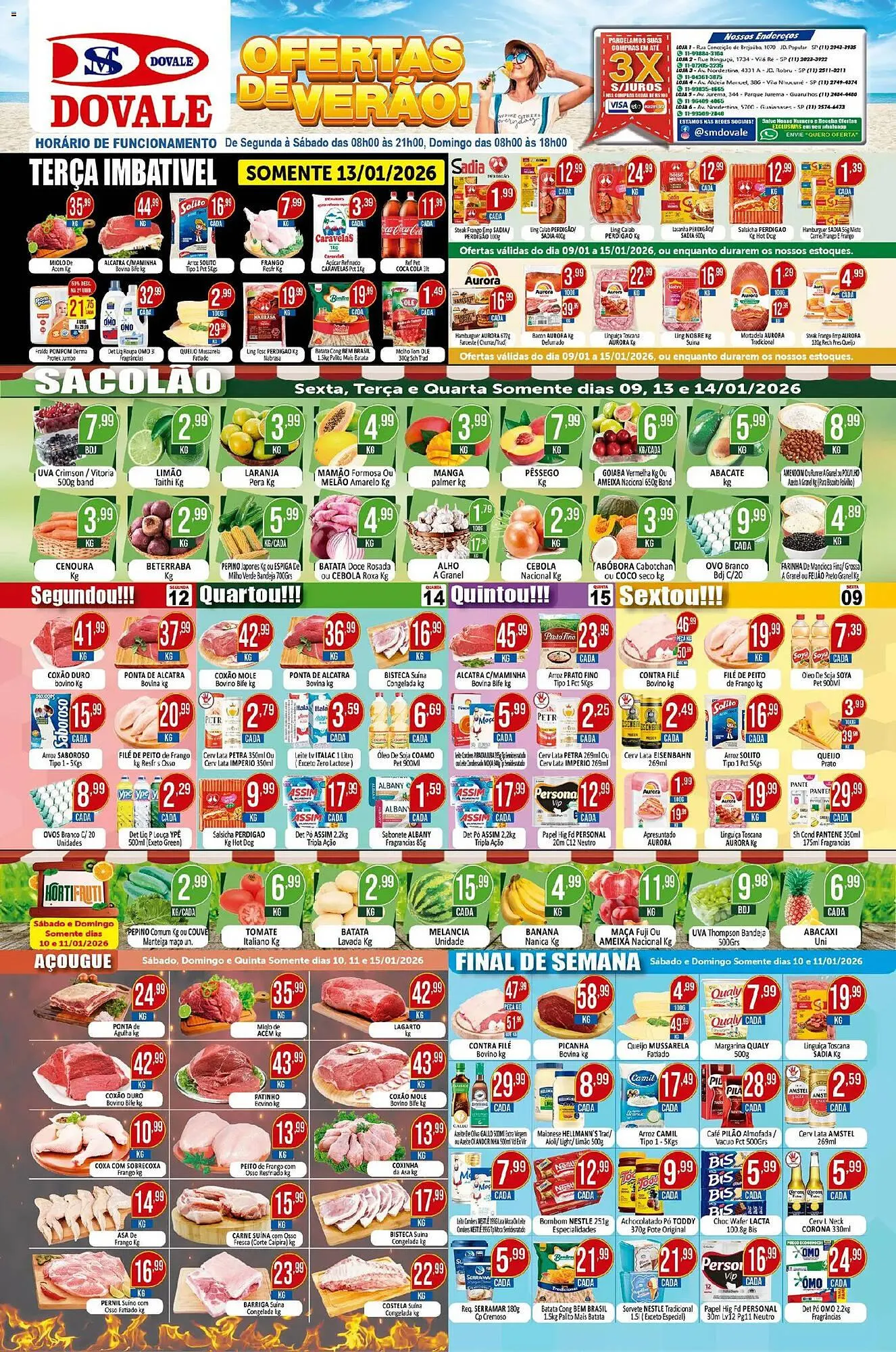 Encarte de Folheto Dovale 12 de janeiro até 15 de janeiro 2026 - Pagina 1