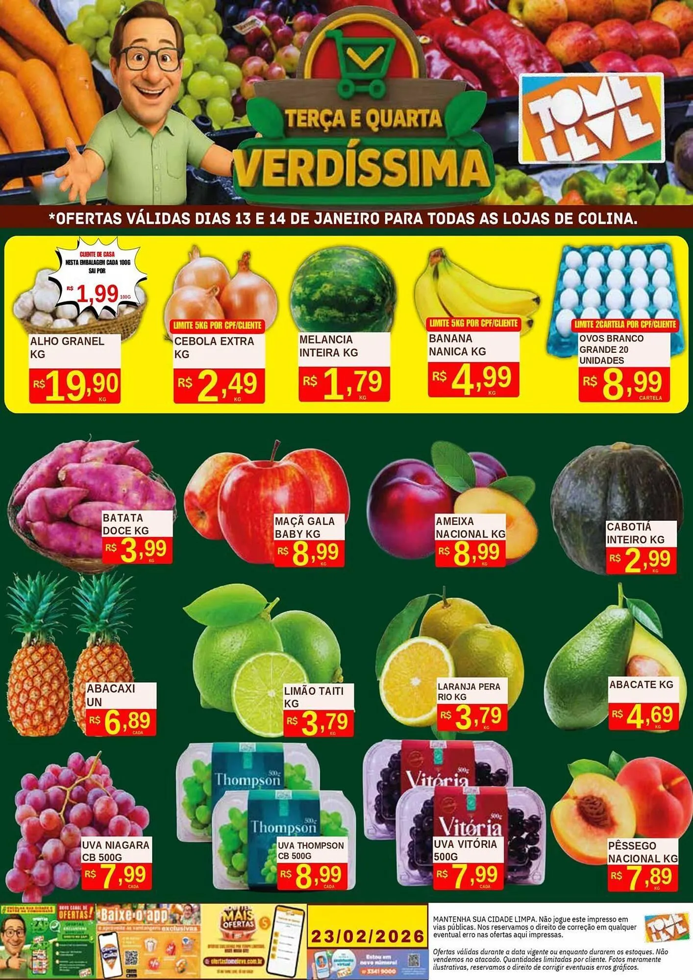 Encarte de Catálogo Tome Leve 13 de janeiro até 14 de janeiro 2026 - Pagina 1