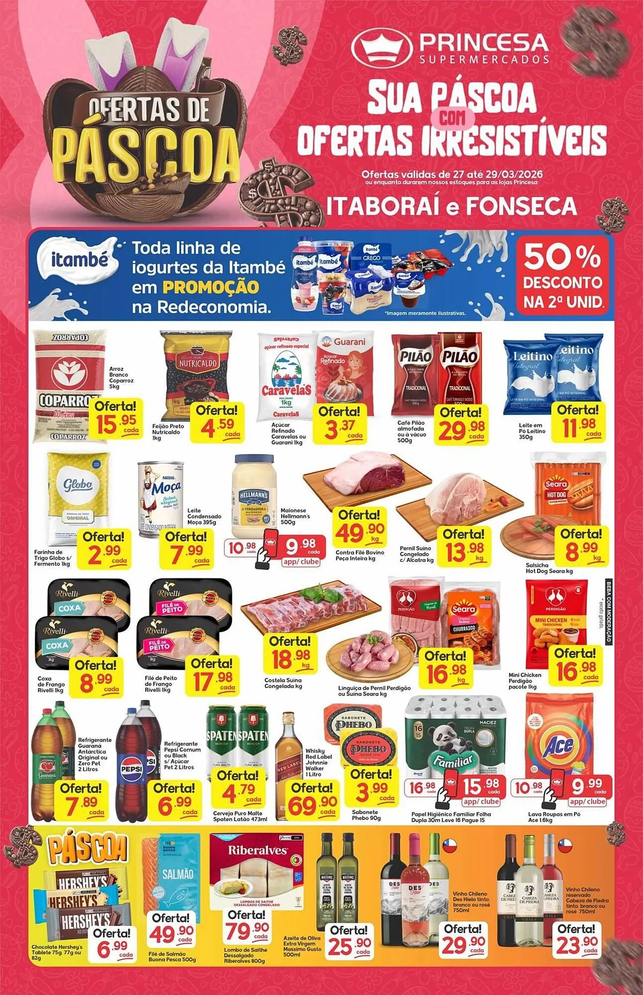 Encarte de Encarte Supermercados Princesa 27 de março até 29 de março 2026 - Pagina 1