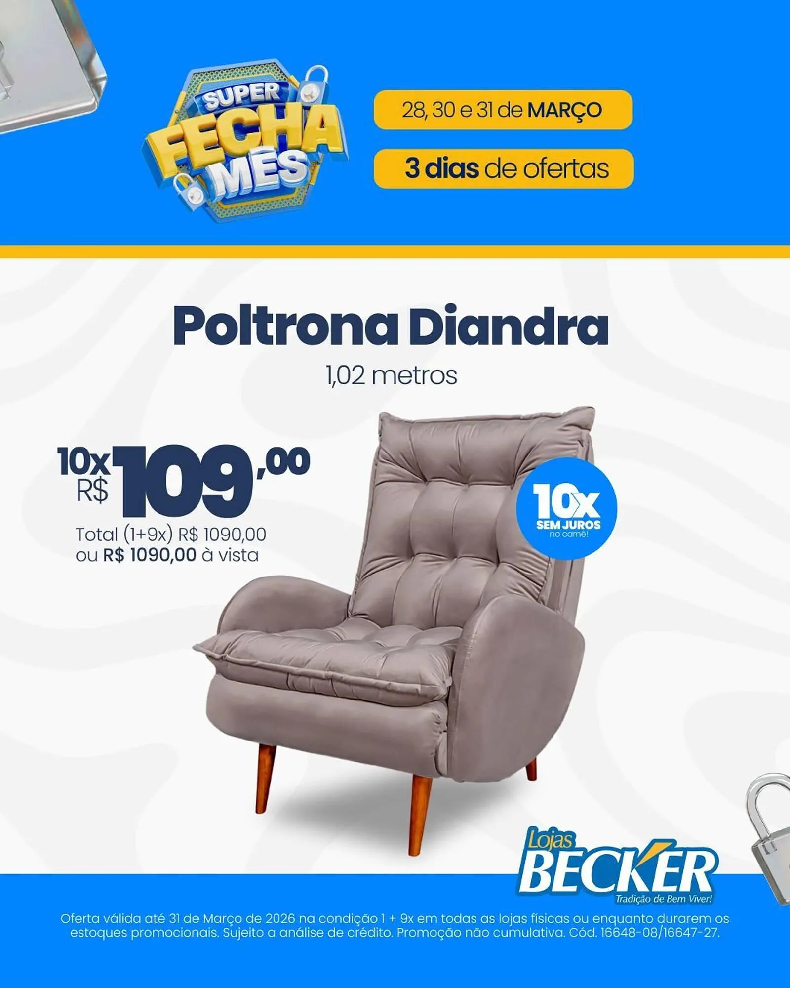 Encarte de Folheto Lojas Becker 28 de março até 31 de março 2026 - Pagina 2
